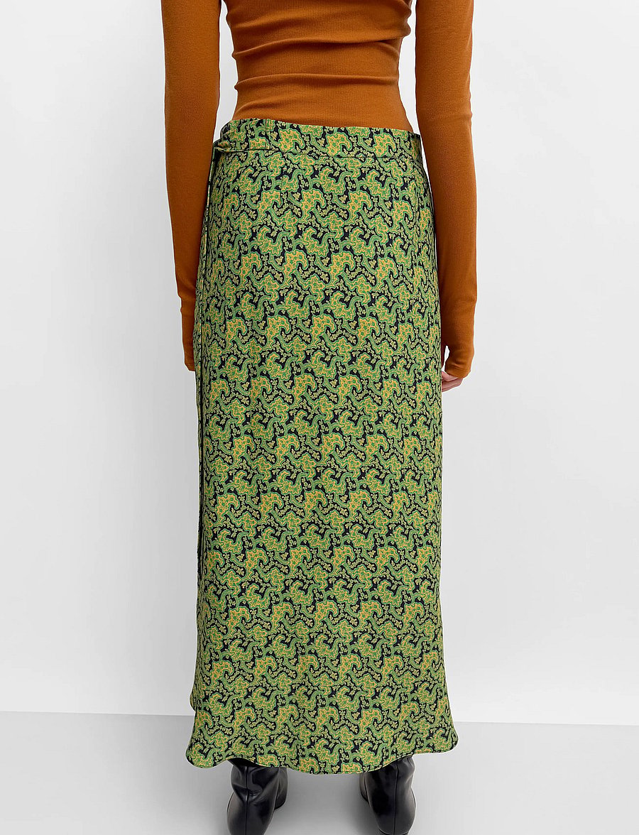RODEBJER - Rodebjer Hizomi Viscose Prt - hõlmikseelikud - branches paisley green - 3
