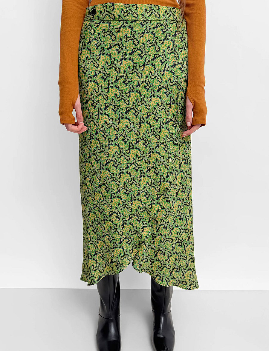 RODEBJER - Rodebjer Hizomi Viscose Prt - hõlmikseelikud - branches paisley green - 4