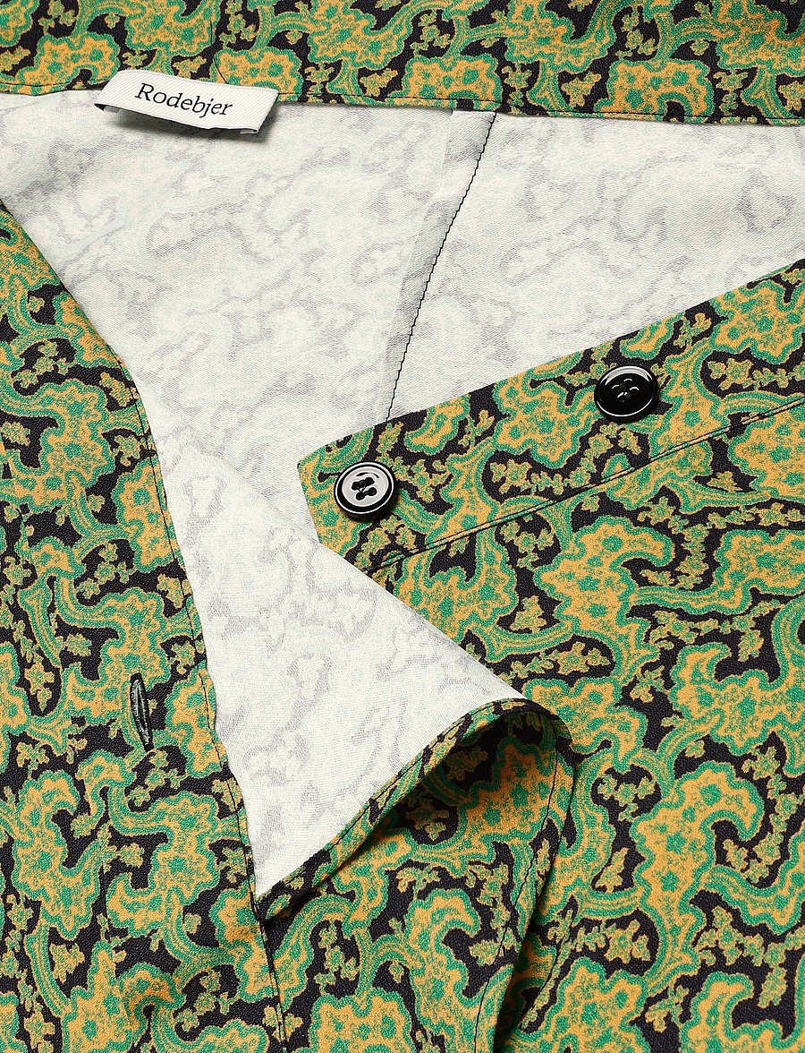 RODEBJER - Rodebjer Hizomi Viscose Prt - hõlmikseelikud - branches paisley green - 5