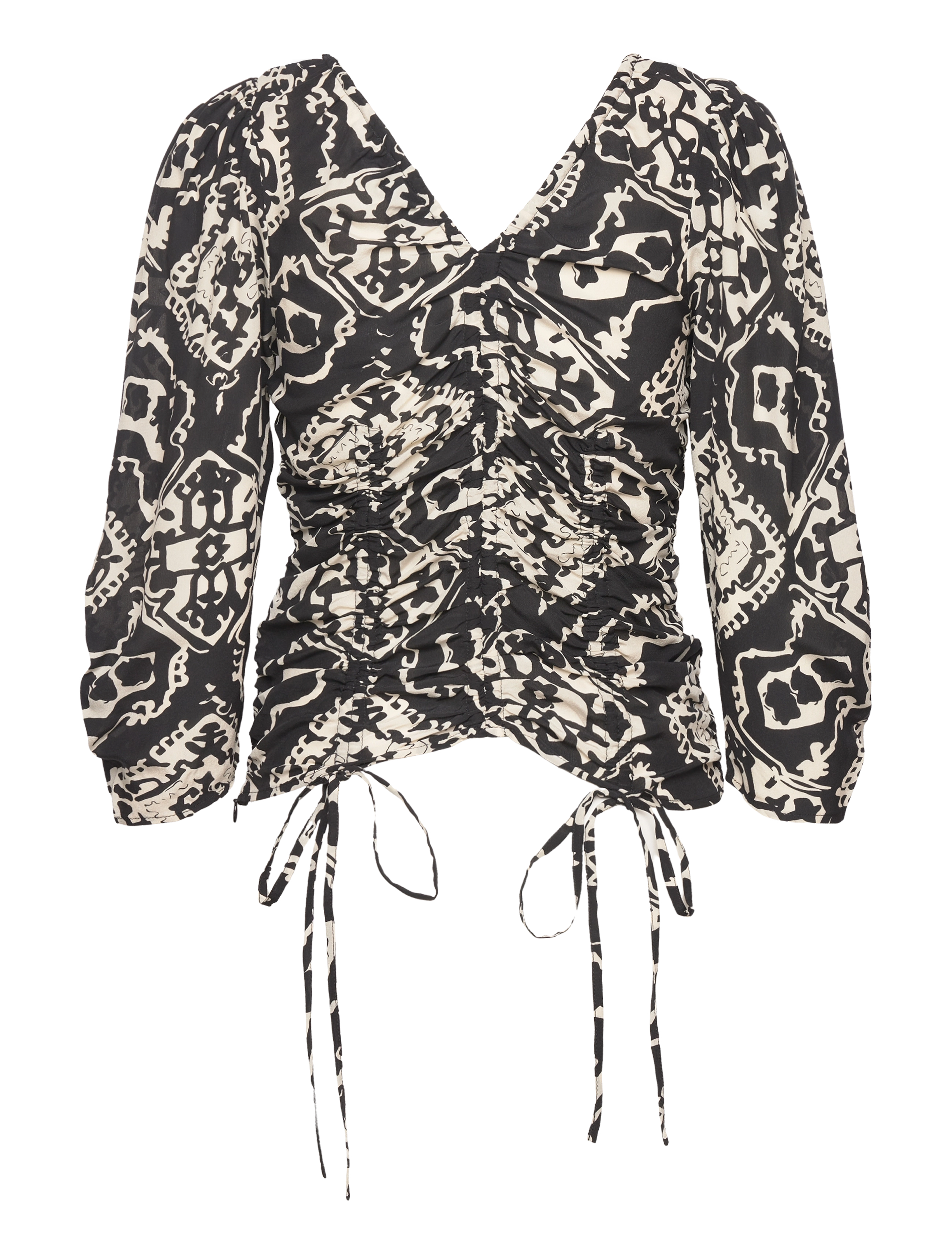 RODEBJER - Rodebjer Venus Rihad - långärmade blusar - black/white - 2