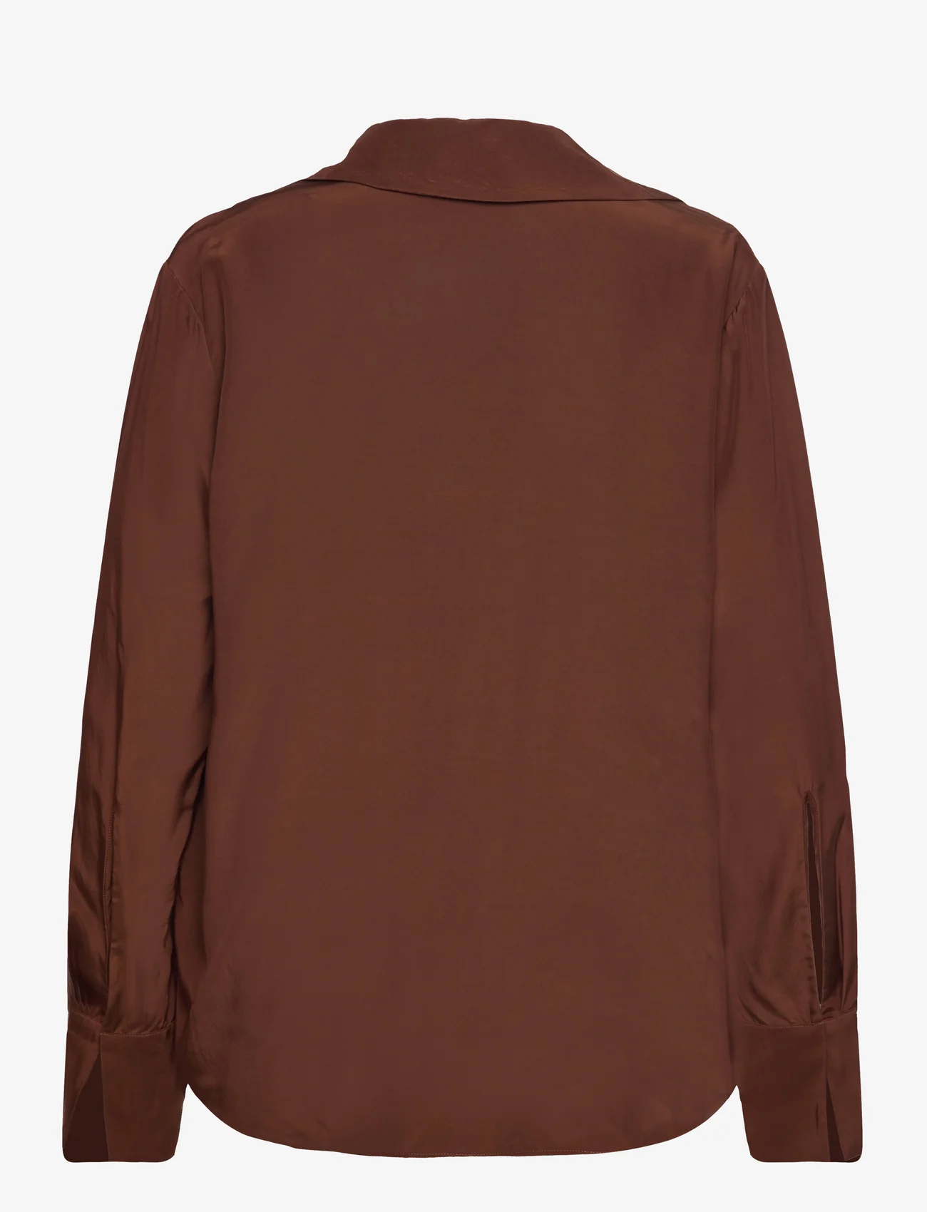 RODEBJER - Rodebjer Clementine - blouses met lange mouwen - dark brown - 1