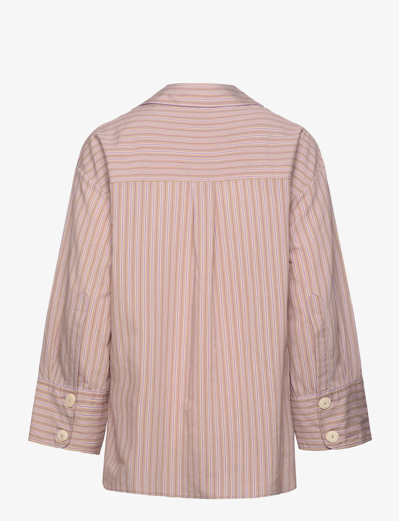 RODEBJER - Rodebjer Sunshine Stripe - denim shirts - lavender - 1