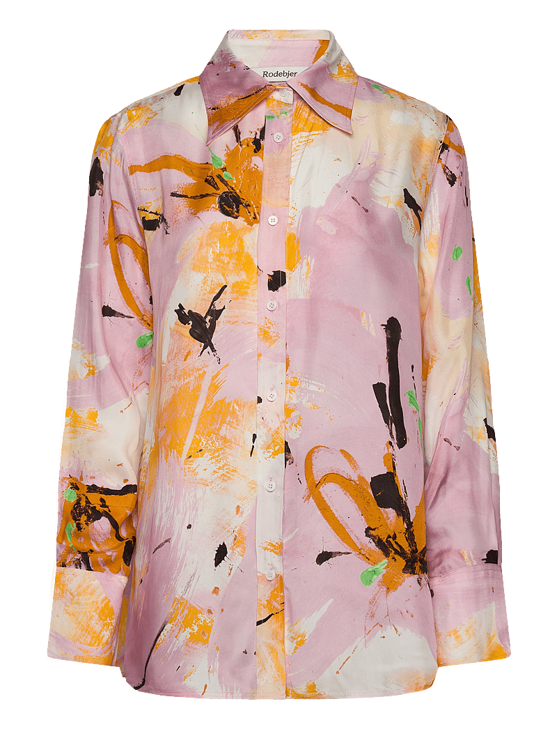 RODEBJER - Rodebjer Sofia Floral - långärmade skjortor - whipped cream/saffron - 0