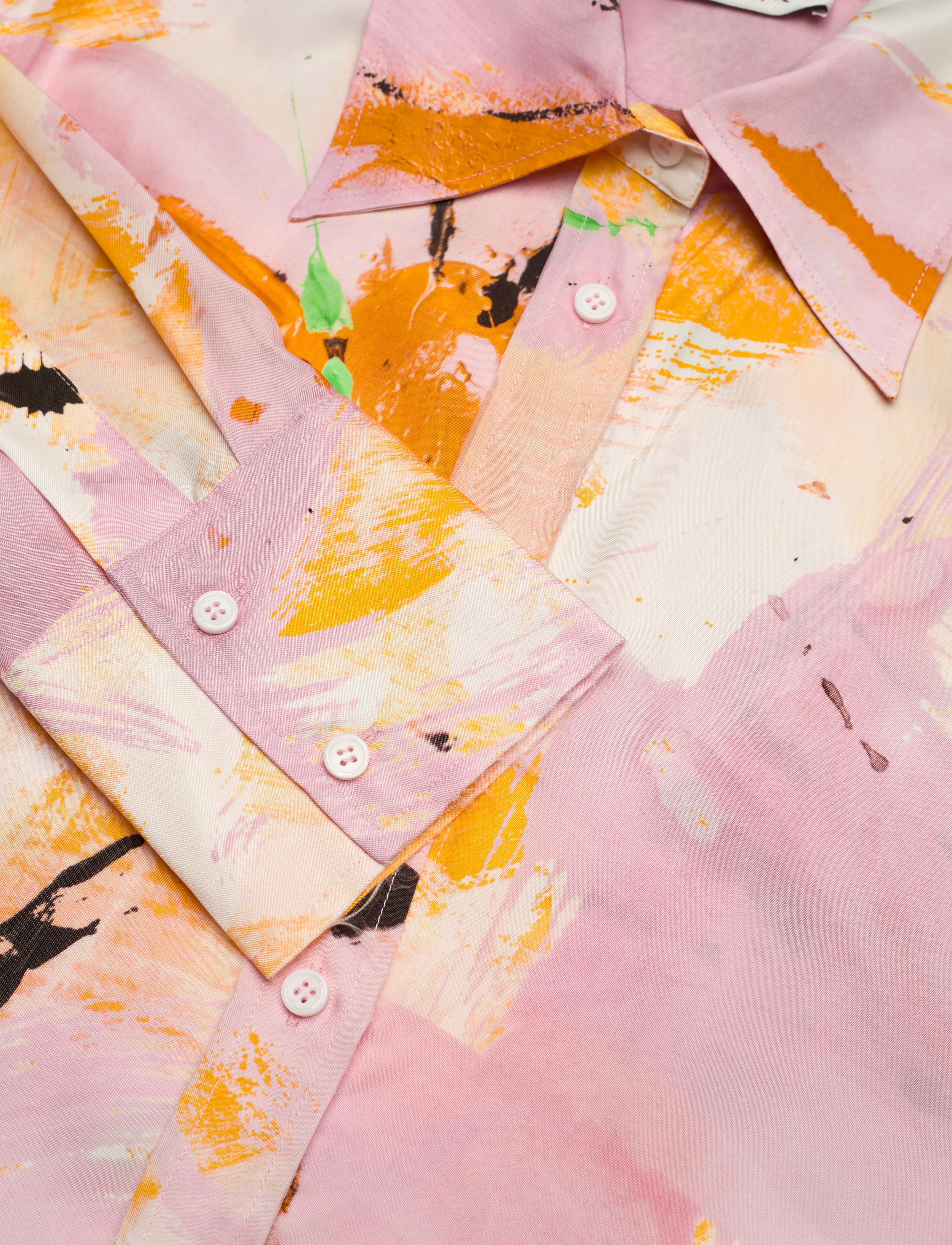 RODEBJER - Rodebjer Sofia Floral - long-sleeved shirts - whipped cream/saffron - 2