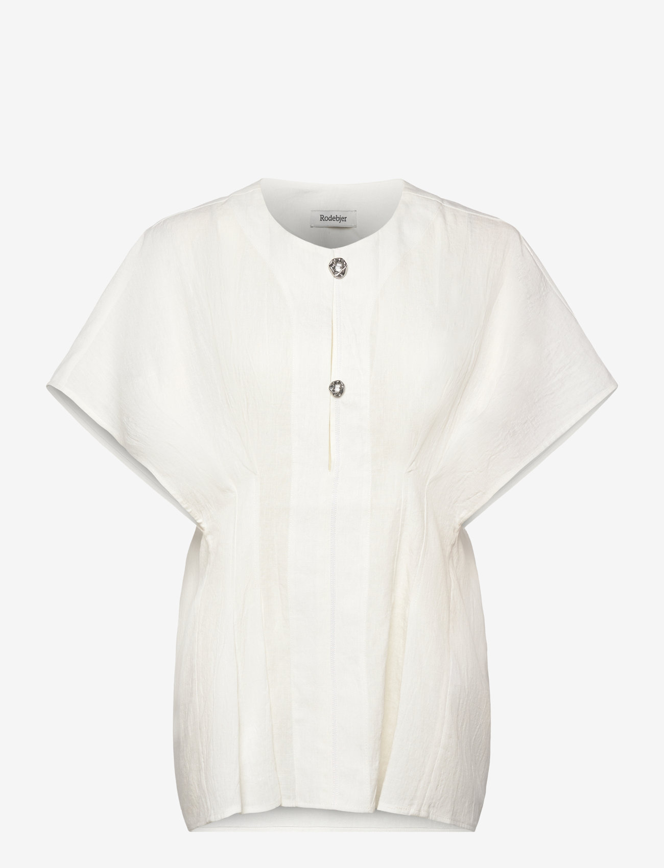 RODEBJER - Rodebjer Jennia Linen - kortærmede bluser - white - 0
