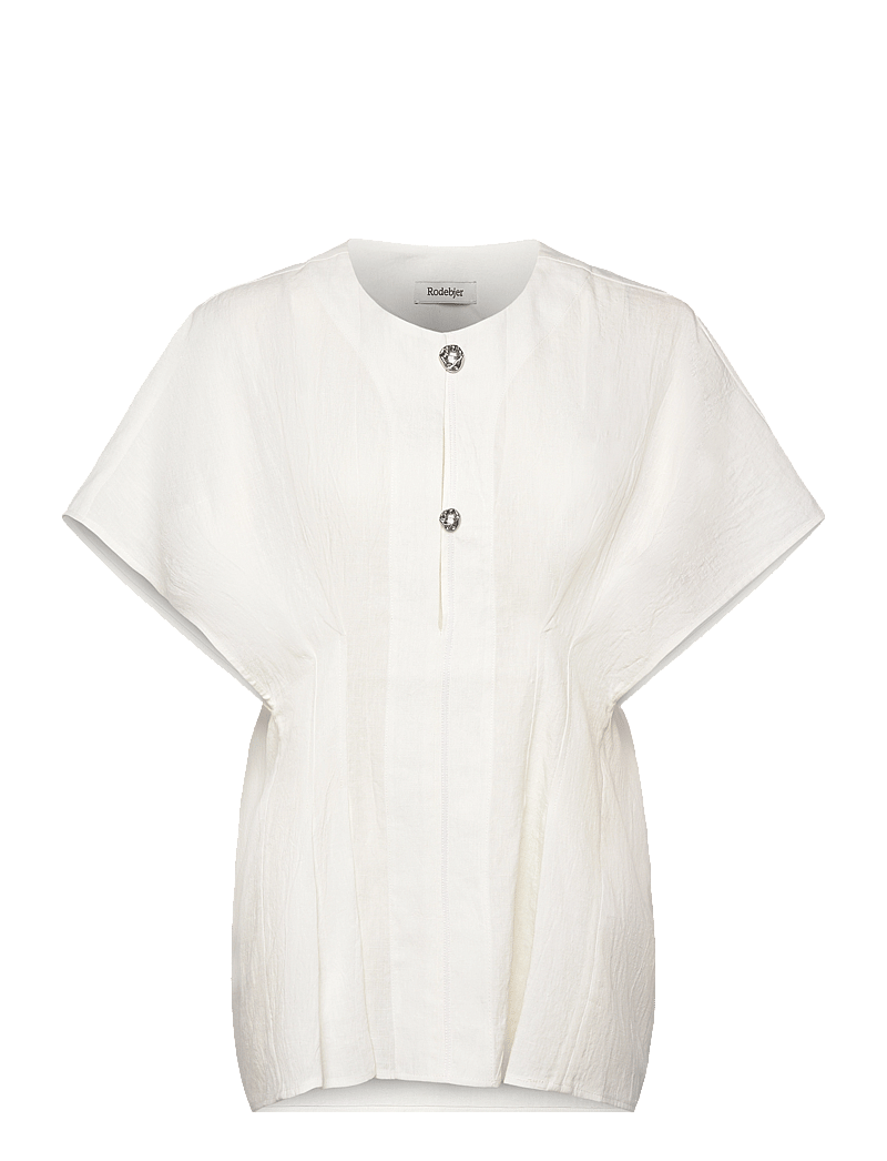 RODEBJER - Rodebjer Jennia Linen - kortærmede bluser - white - 0
