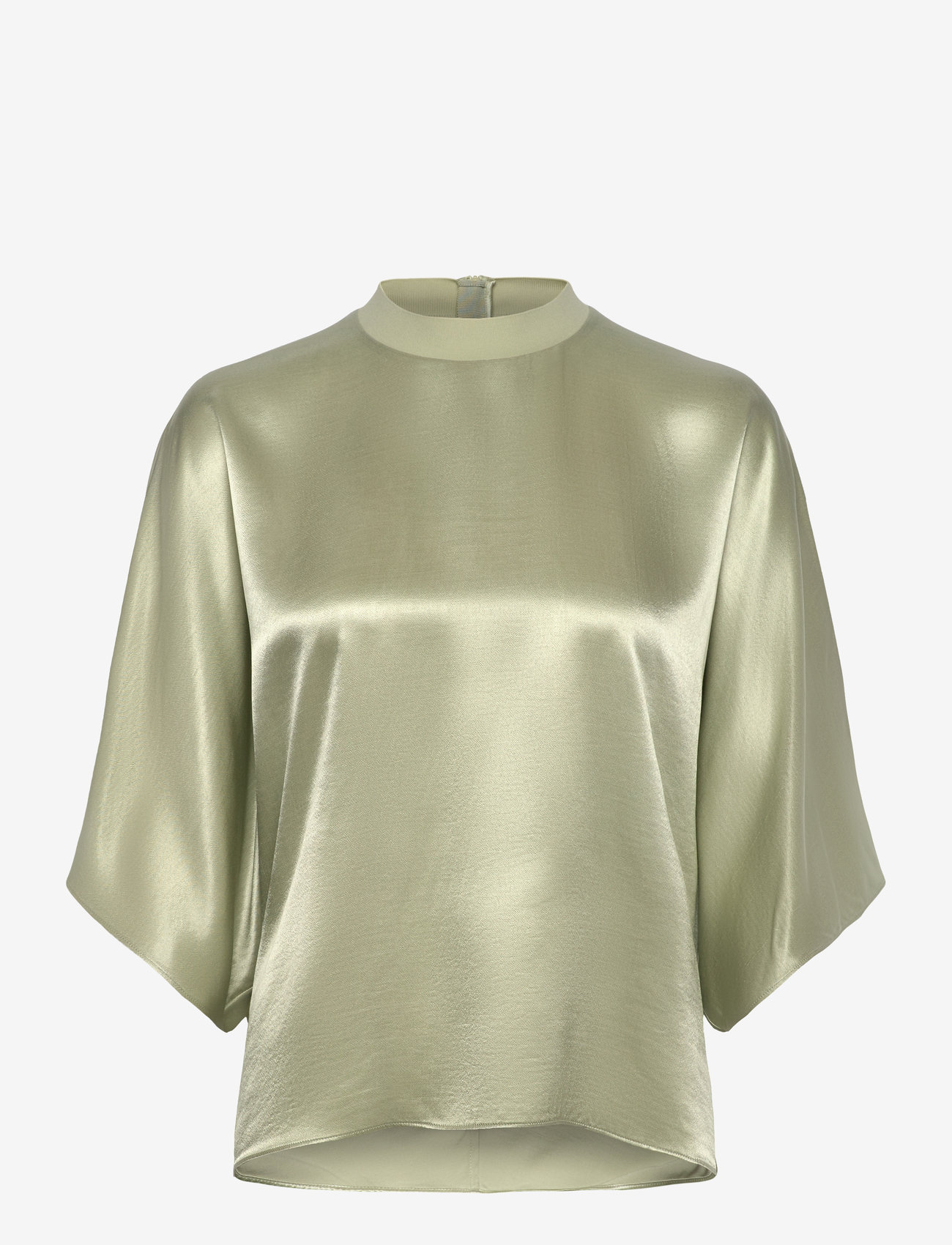 RODEBJER - Rodebjer Poppi - short-sleeved blouses - dusty green - 0