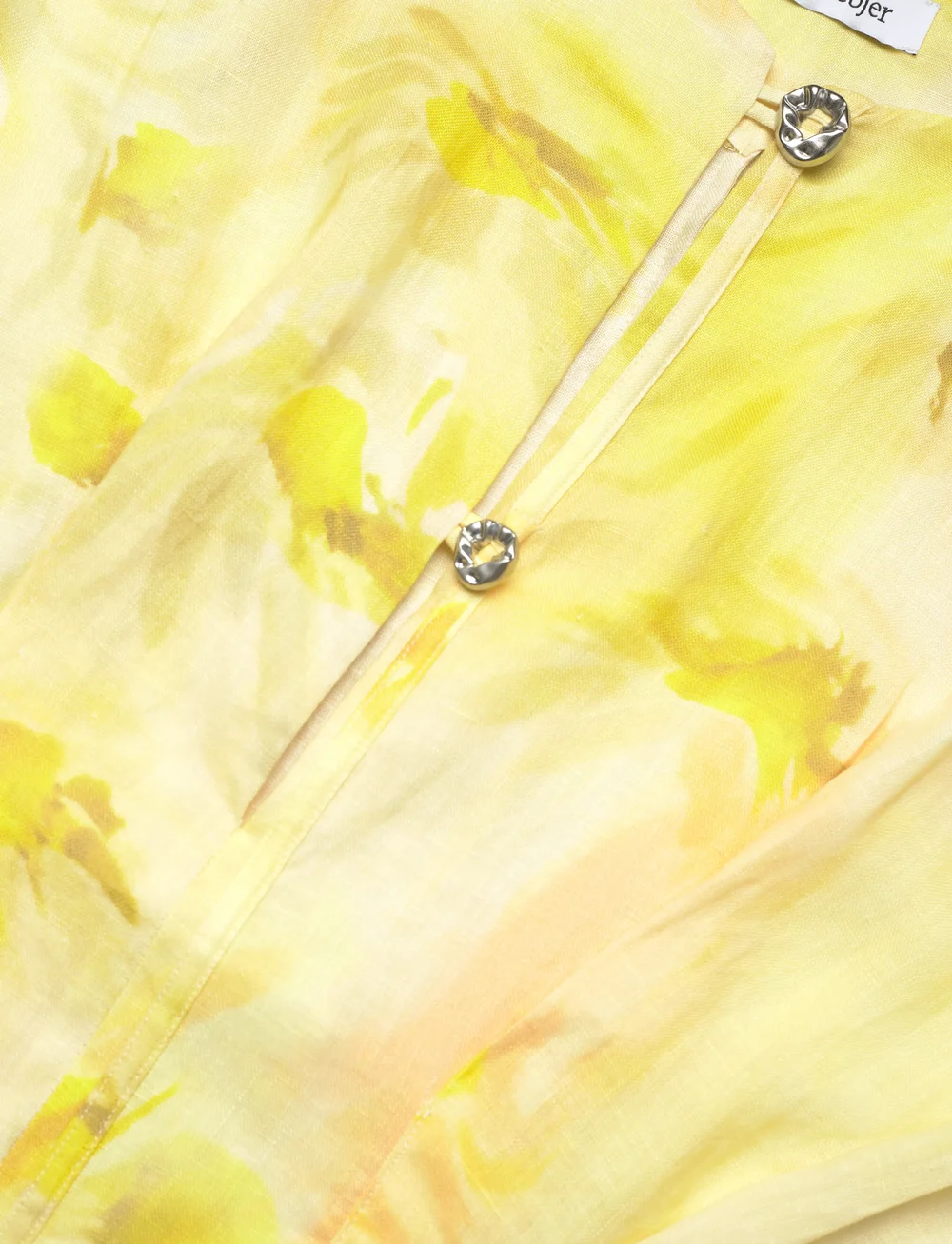 RODEBJER - Rodebjer Jennia Daisies - palaidinės trumpomis rankovėmis - daisies lemon - 2