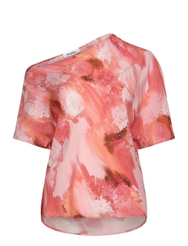 RODEBJER - Rodebjer Bono Blurry - kurzämlige blusen - blurry flower apricot - 0