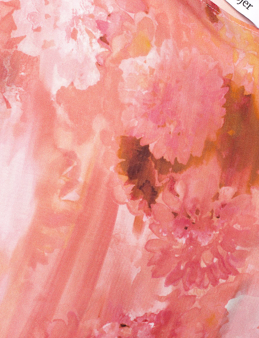 RODEBJER - Rodebjer Bono Blurry - kurzärmelige blusen - blurry flower apricot - 2