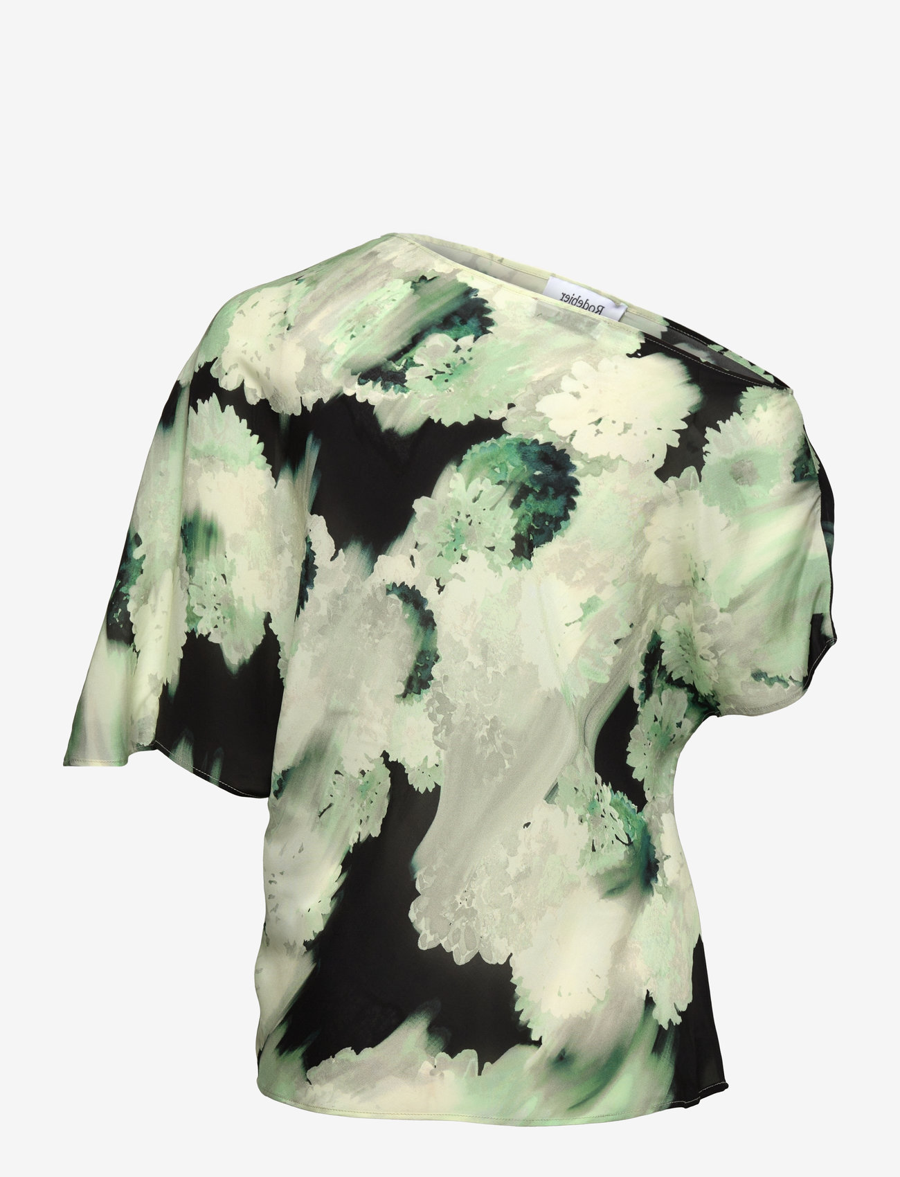 RODEBJER - Rodebjer Bono Blurry - kortærmede bluser - blurry flower green - 1