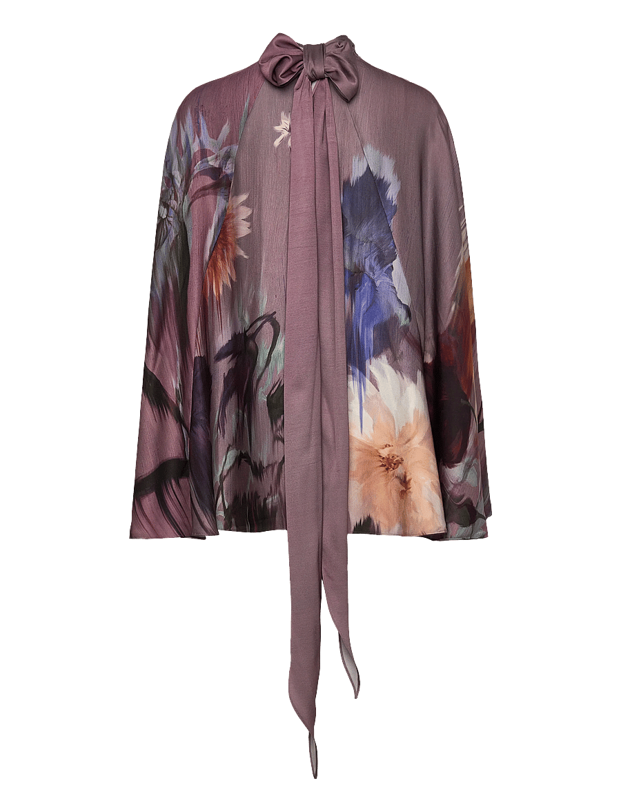 RODEBJER - Rodebjer Thea Flower - langärmelige blusen - moonscape purple - 1