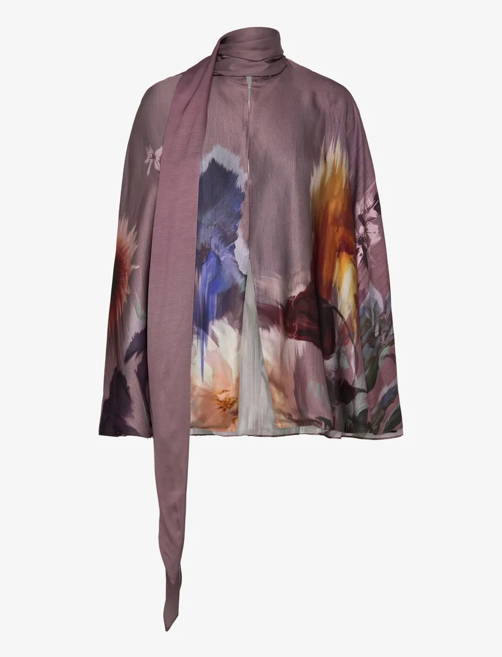 RODEBJER - Rodebjer Thea Flower - long sleeved blouses - moonscape purple - 2