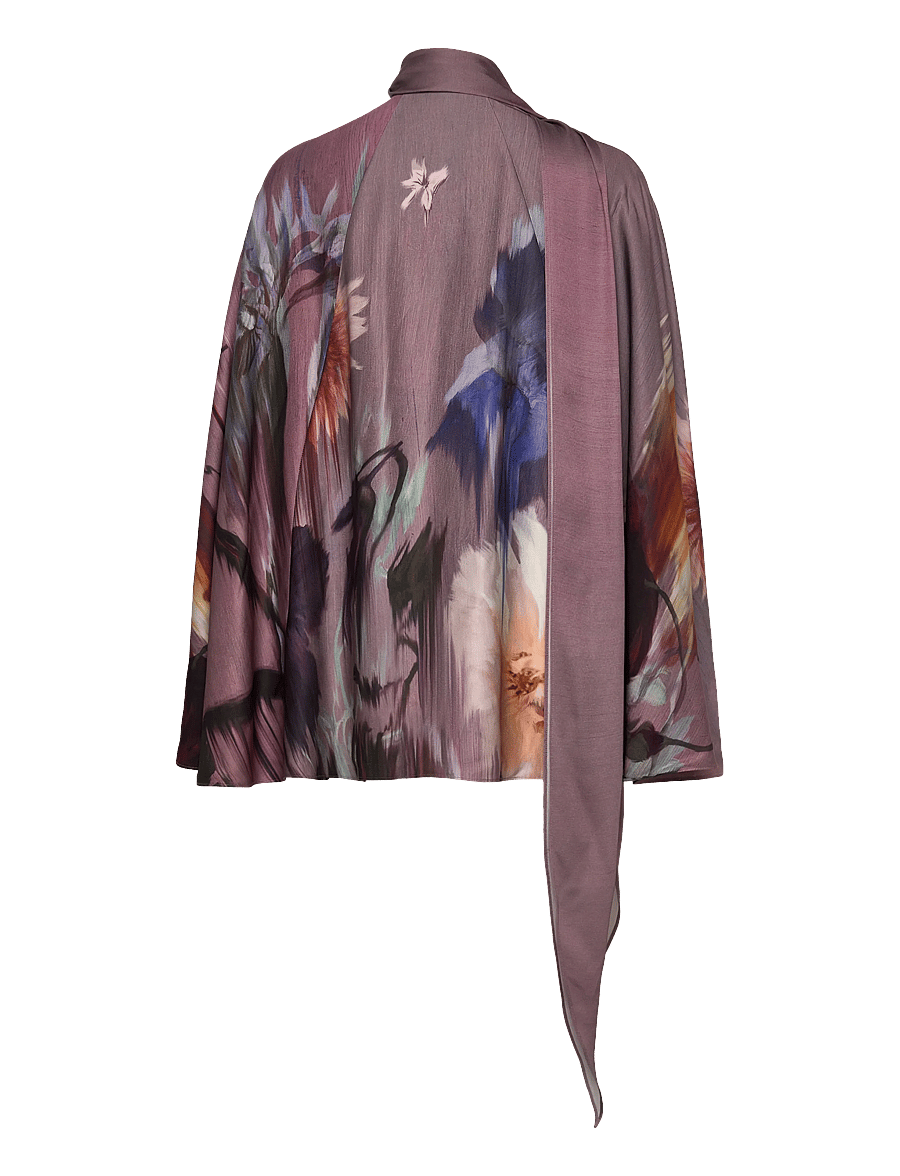 RODEBJER - Rodebjer Thea Flower - langärmelige blusen - moonscape purple - 3