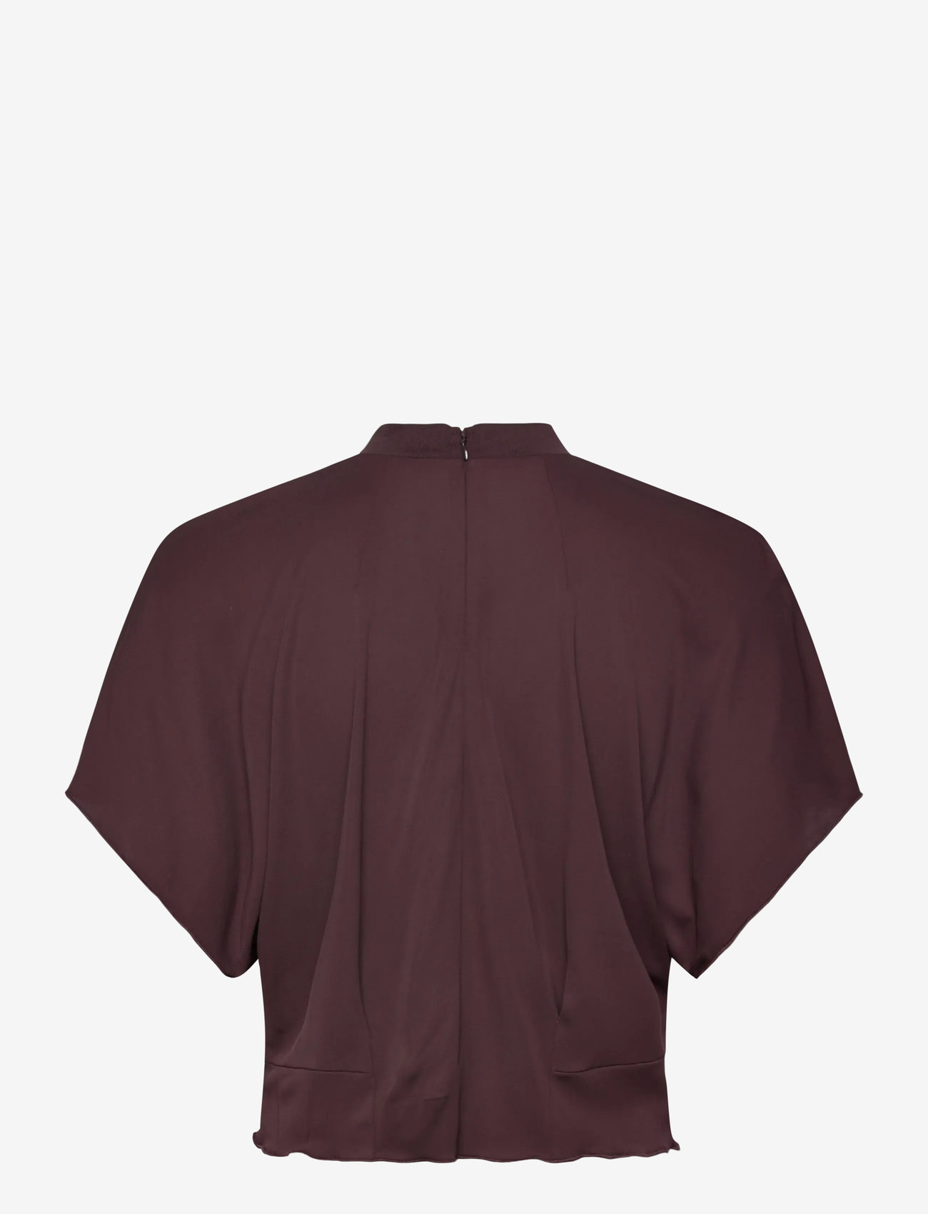RODEBJER - Rodebjer Oona Jersey - kurzämlige blusen - chocolate plum - 1