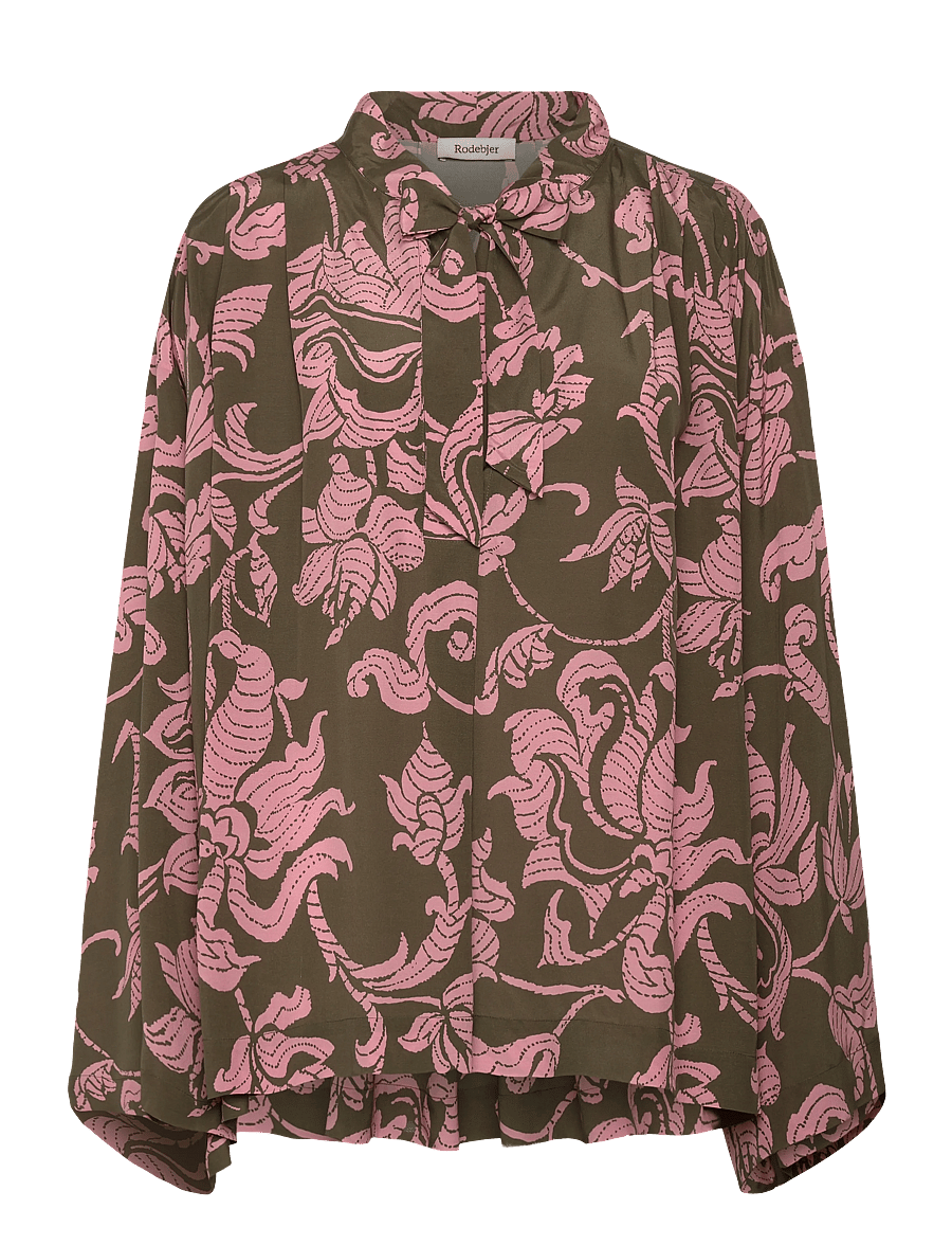 RODEBJER - RODEBJER DENALI FRENCH LILY - langærmede bluser - olive/pink - 1