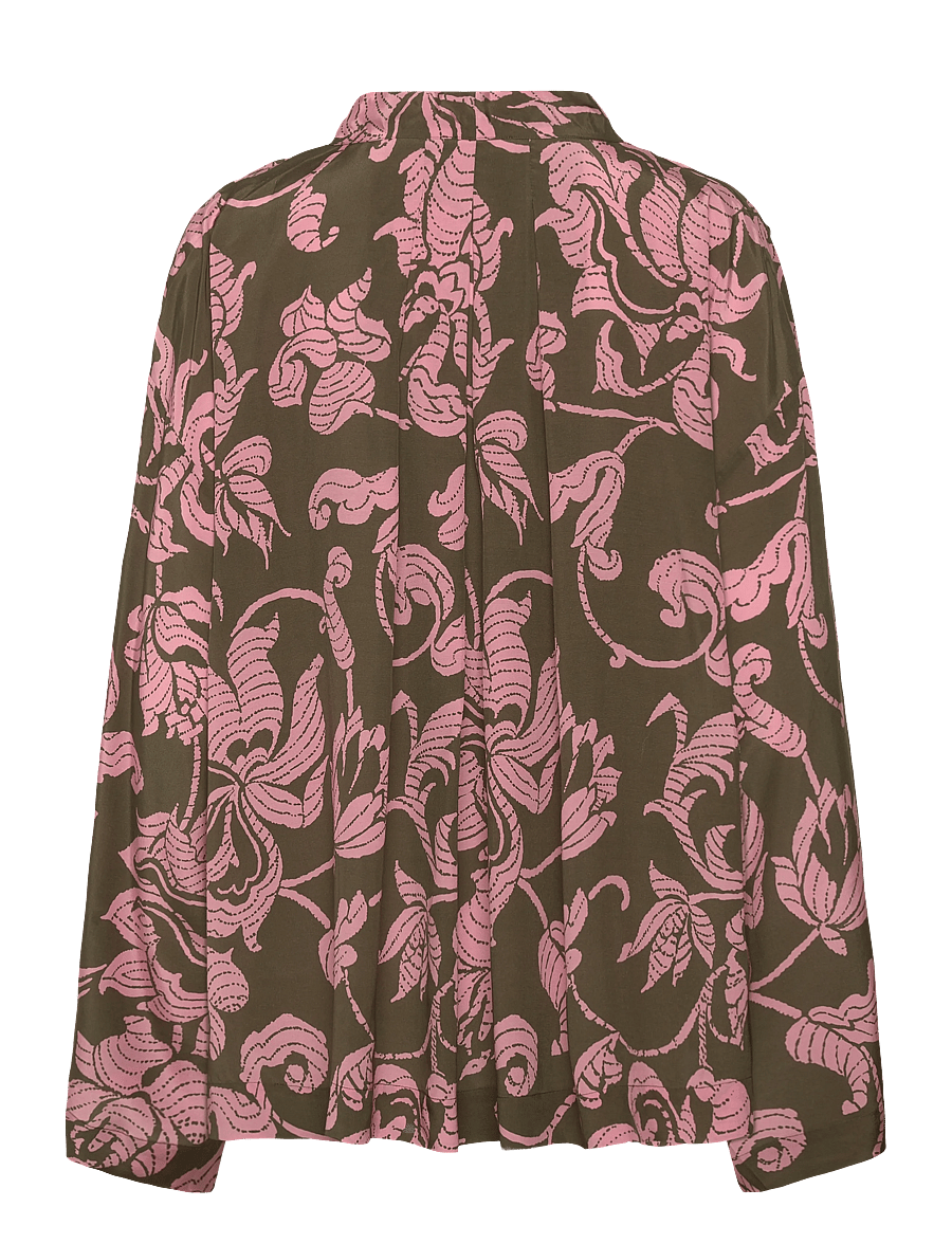 RODEBJER - RODEBJER DENALI FRENCH LILY - langærmede bluser - olive/pink - 2