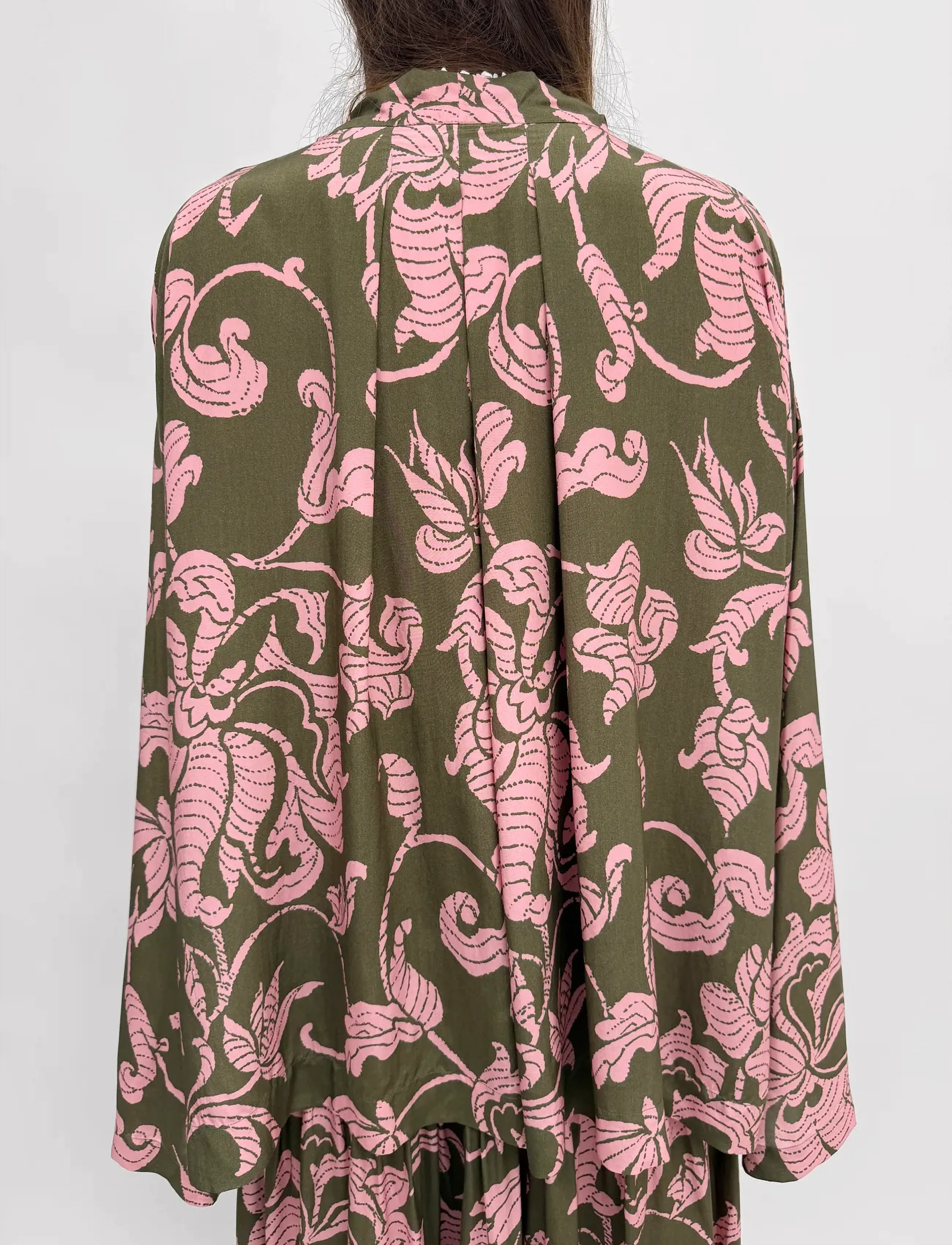 RODEBJER - Rodebjer Denali French Lily - langärmelige blusen - olive/pink - 3