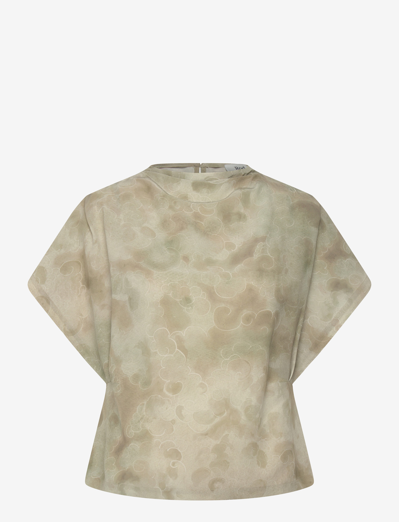 RODEBJER - Rodebjer Amaya Clouds - kortärmade blusar - sage green - 0