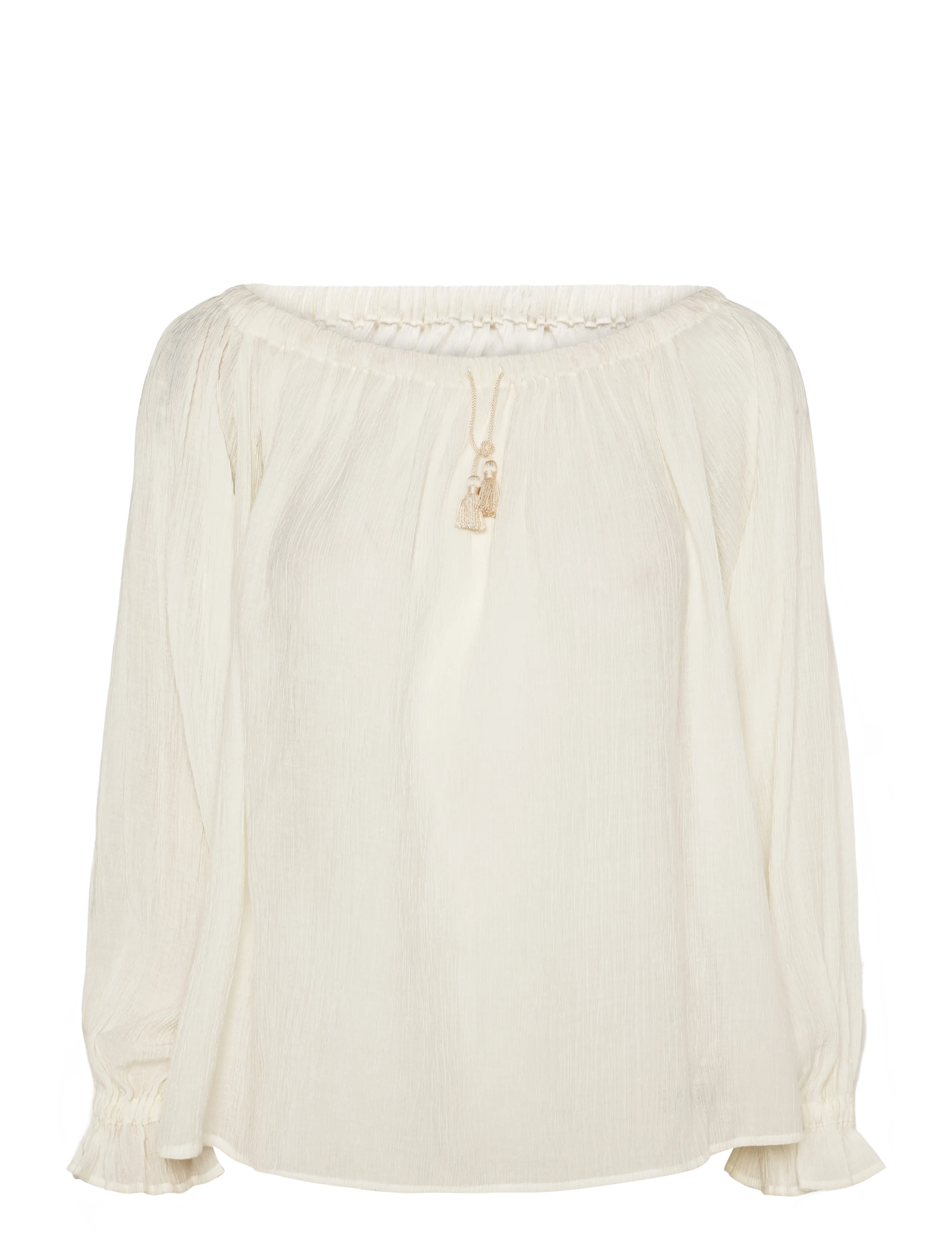 RODEBJER Rodebjer Salvia Plisse Cream - XL - Damen