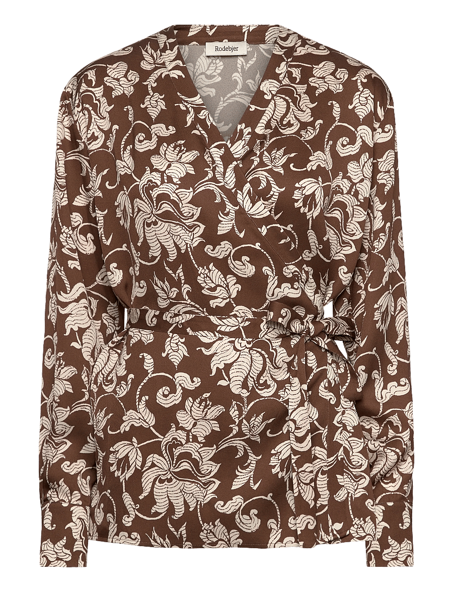 RODEBJER - Rodebjer Palmer French Lily - langärmelige blusen - brown/cream - 1