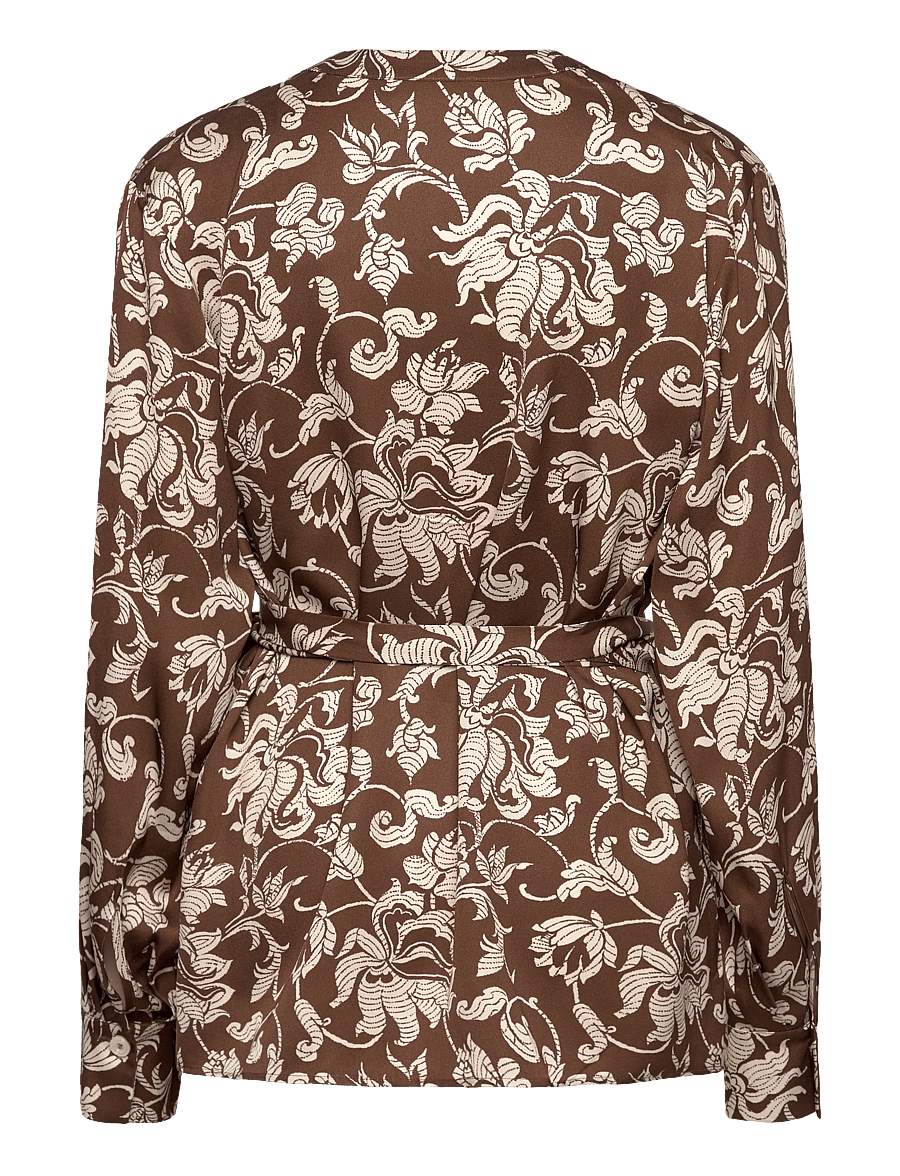 RODEBJER - Rodebjer Palmer French Lily - langärmelige blusen - brown/cream - 2
