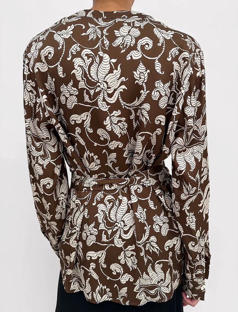 RODEBJER - Rodebjer Palmer French Lily - langärmlige blusen - brown/cream - 3
