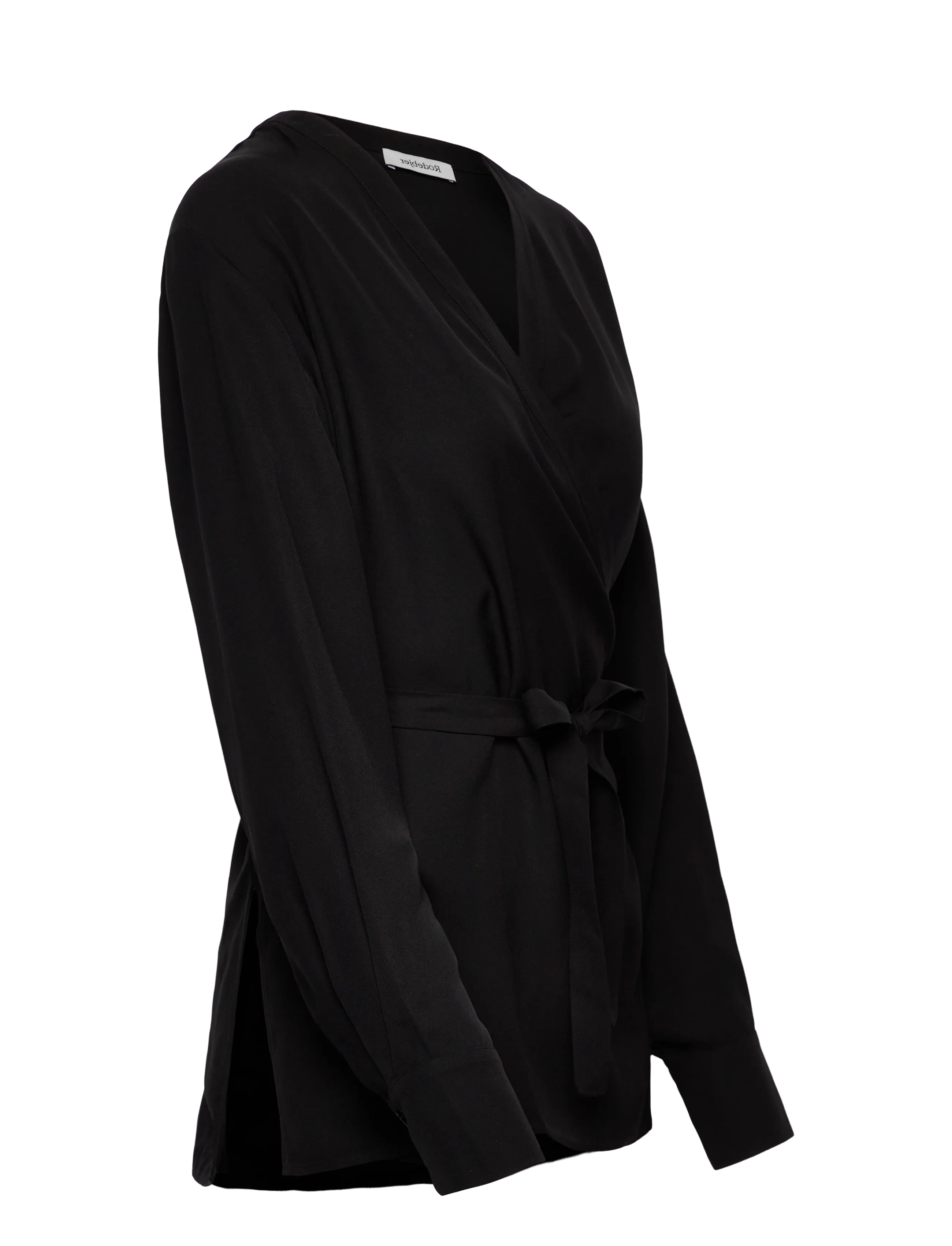 RODEBJER - Rodebjer Palmer - long sleeved blouses - black - 4