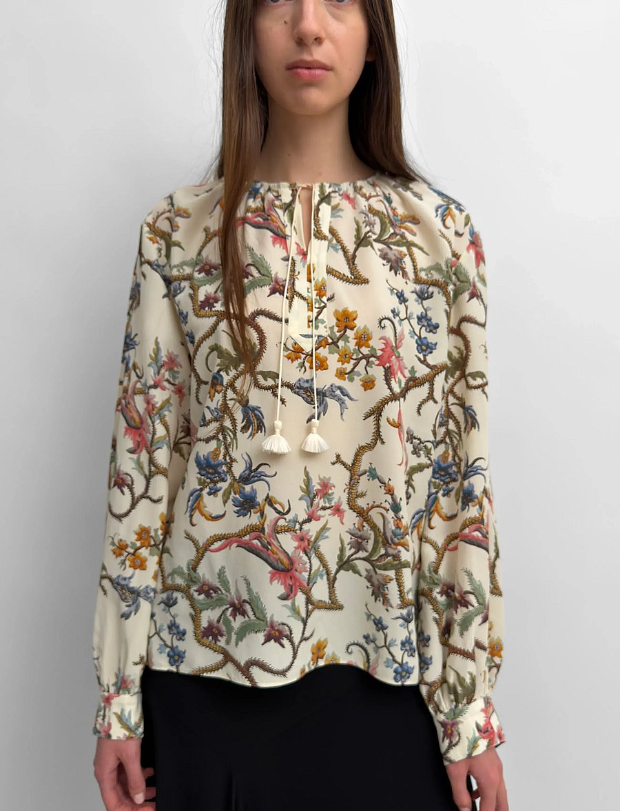 RODEBJER - RODEBJER BAILY TRAILING - langärmelige blusen - cream multi - 0