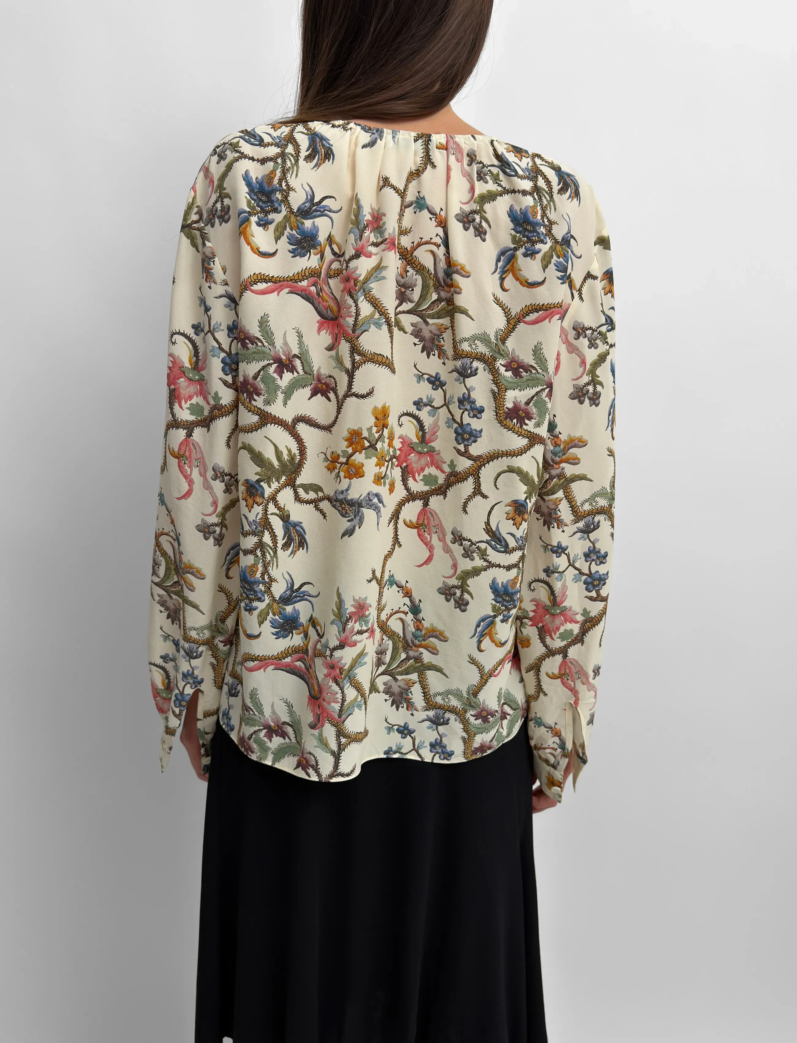 RODEBJER - Rodebjer Baily Trailing - pikkade varrukatega pluusid - cream multi - 3
