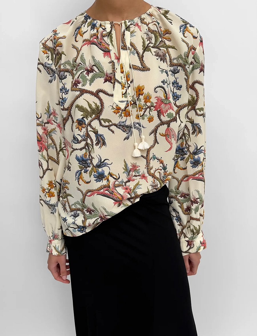 RODEBJER - RODEBJER BAILY TRAILING - langärmelige blusen - cream multi - 4