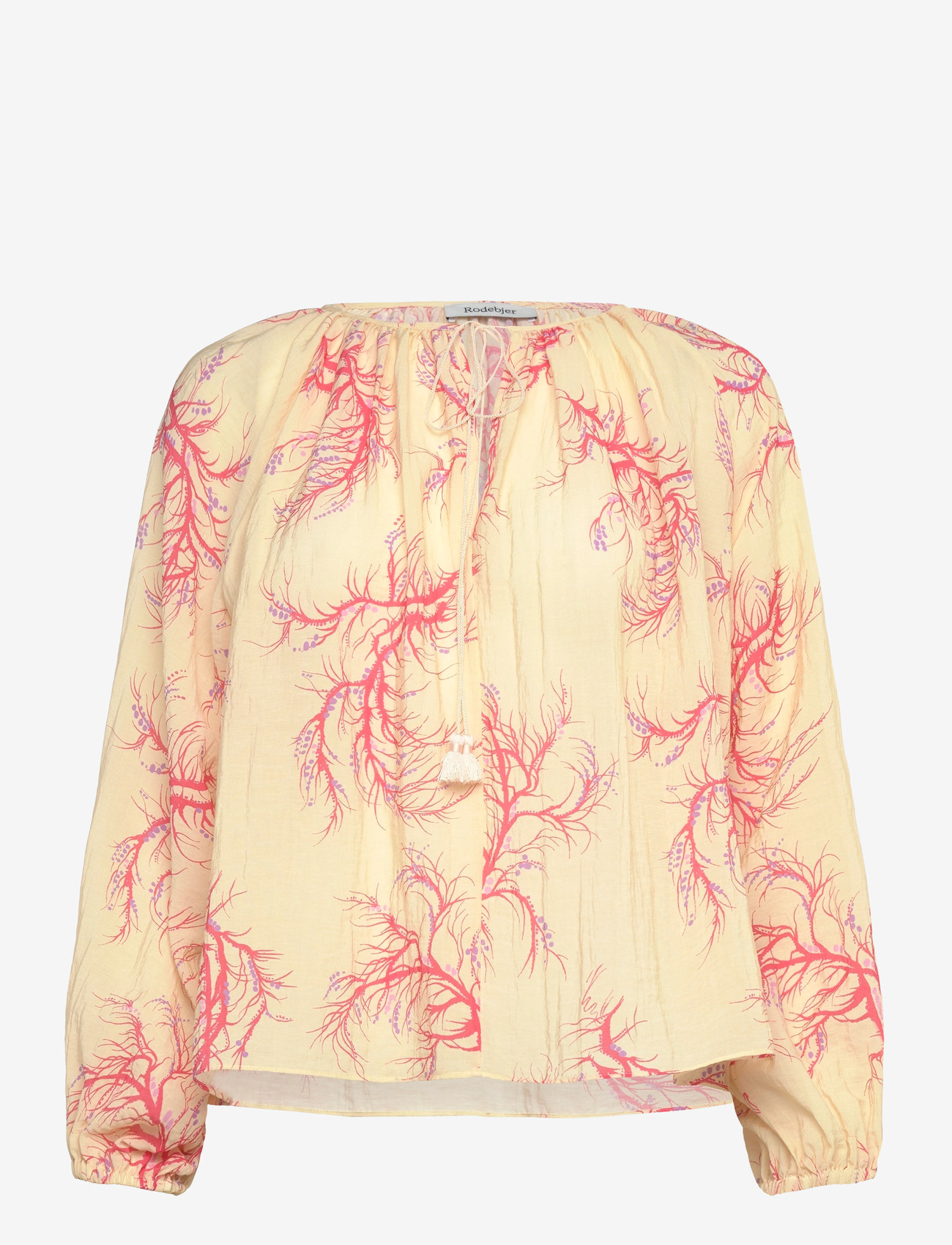 RODEBJER - Rodebjer Phoebe Seaweed - long sleeved blouses - cream/red - 1