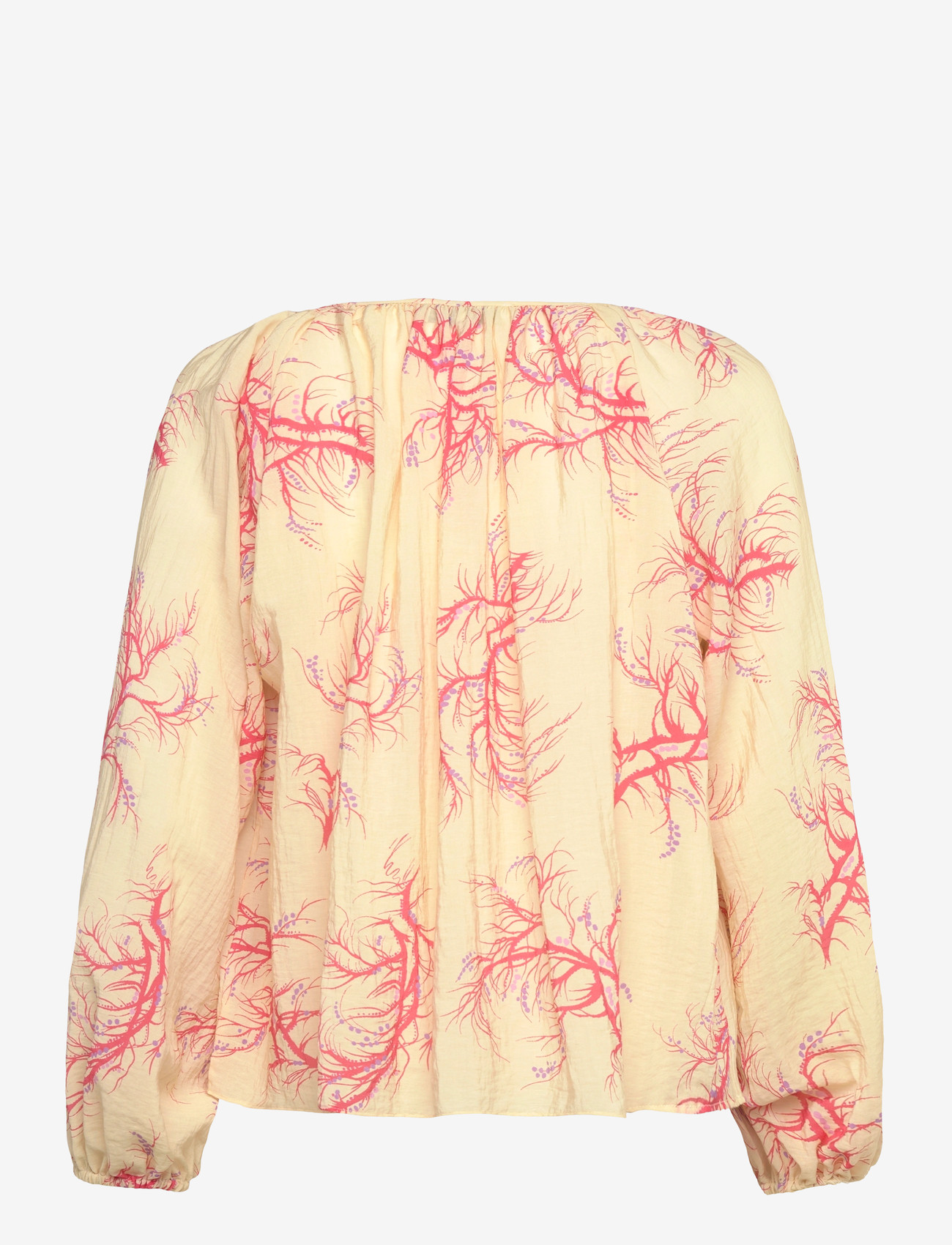 RODEBJER - Rodebjer Phoebe Seaweed - long sleeved blouses - cream/red - 2