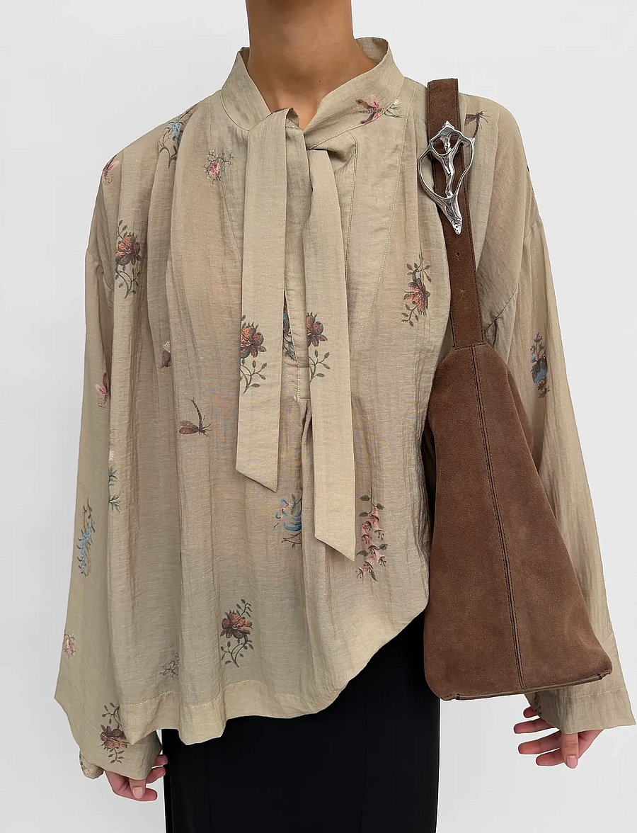 RODEBJER - RODEBJER DENALI DUCHESS - pikkade varrukatega pluusid - beige multi - 3