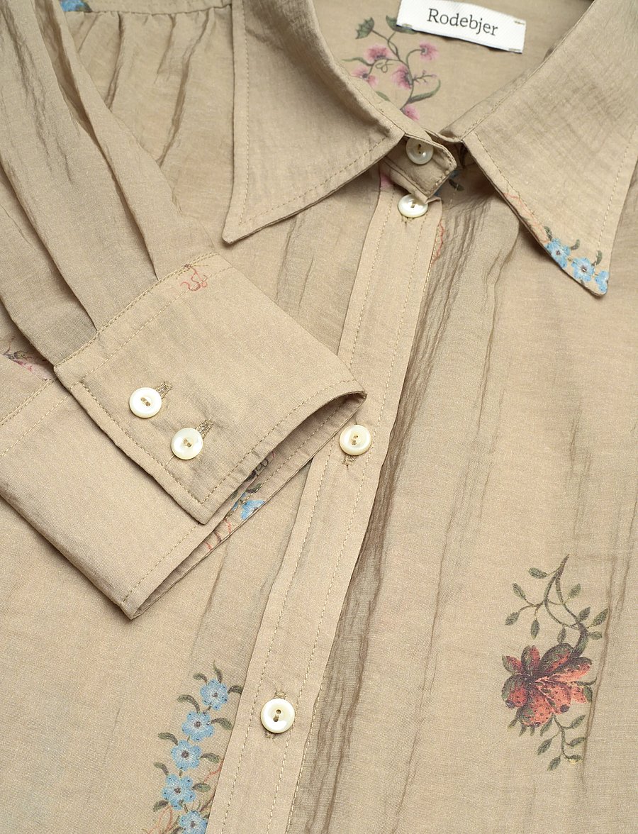 RODEBJER - RODEBJER TAYLOR DUCHESS - pikkade varrukatega särgid - beige multi - 2