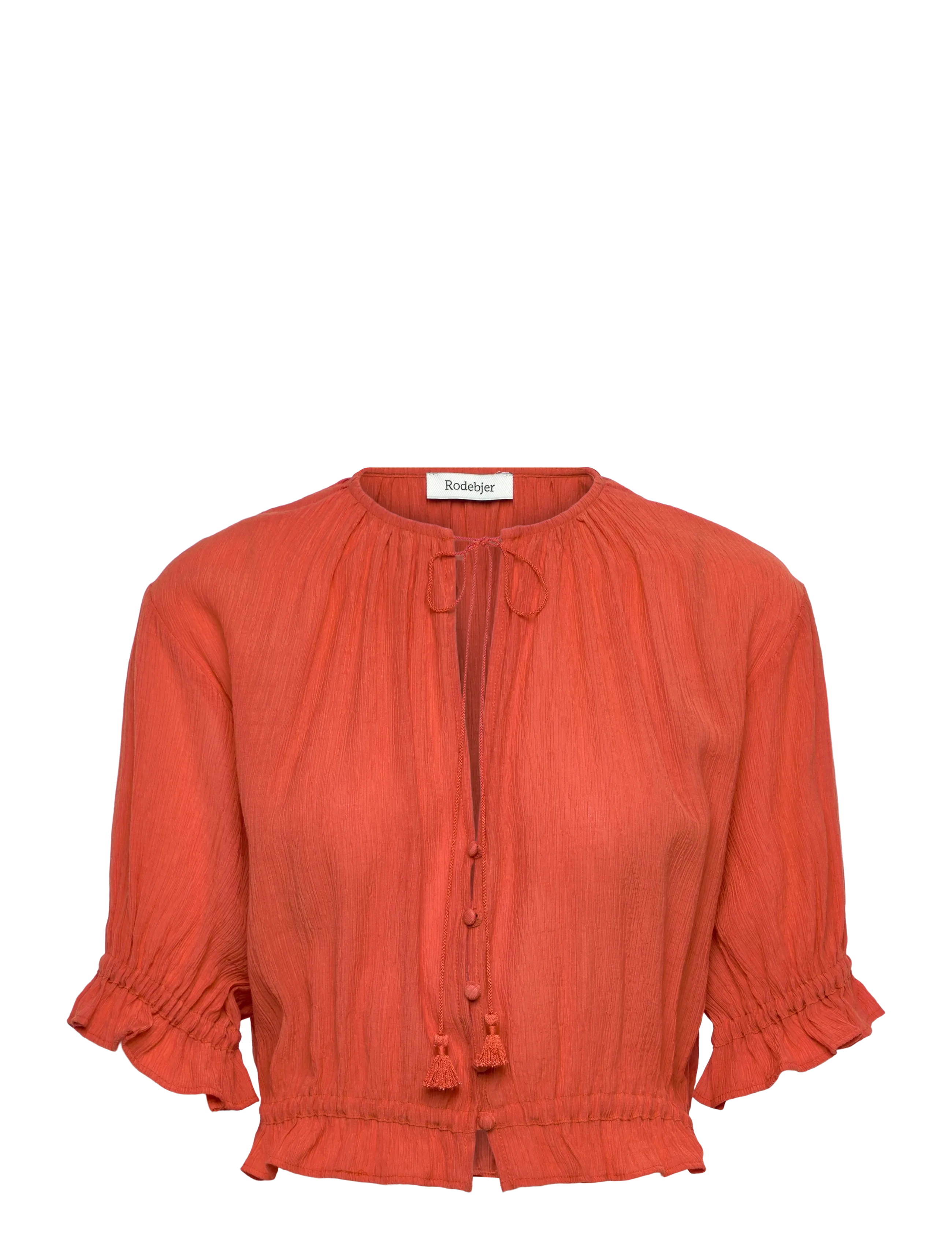 RODEBJER Rodebjer Perla Plisse Coral - XL - Damen