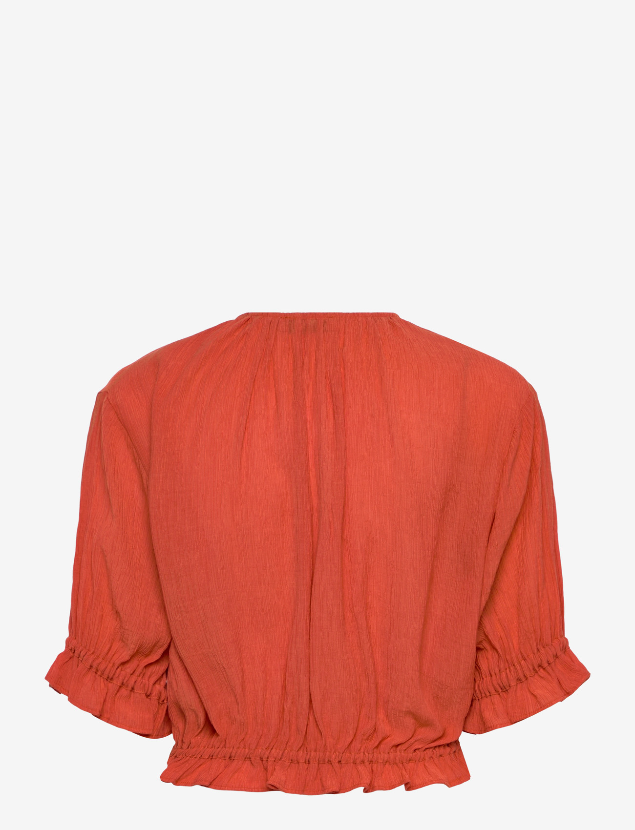 RODEBJER - Rodebjer Perla Plissé - kurzämlige blusen - bleached red - 2