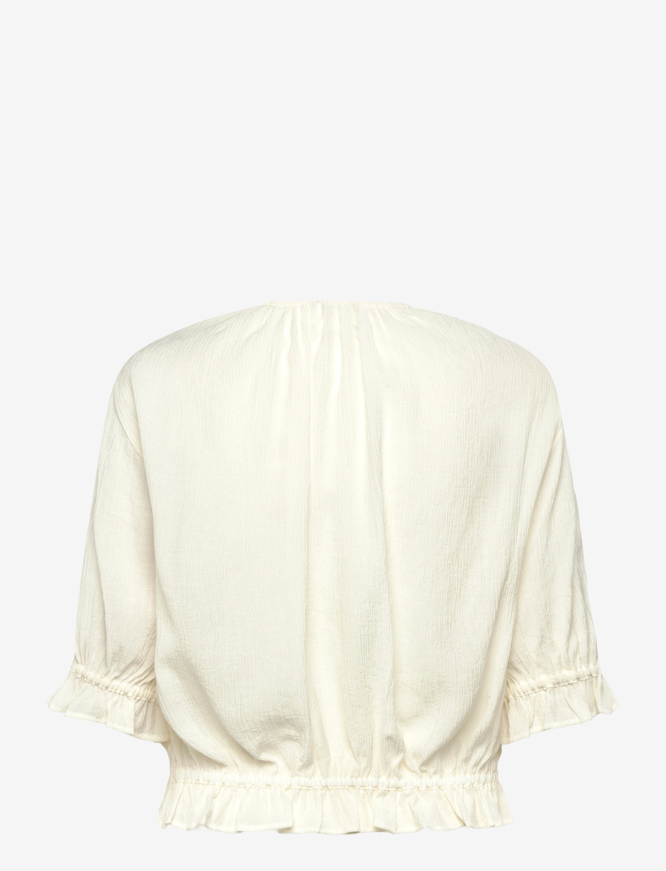 RODEBJER - Rodebjer Perla Plissé - kurzämlige blusen - gardenia cream - 2