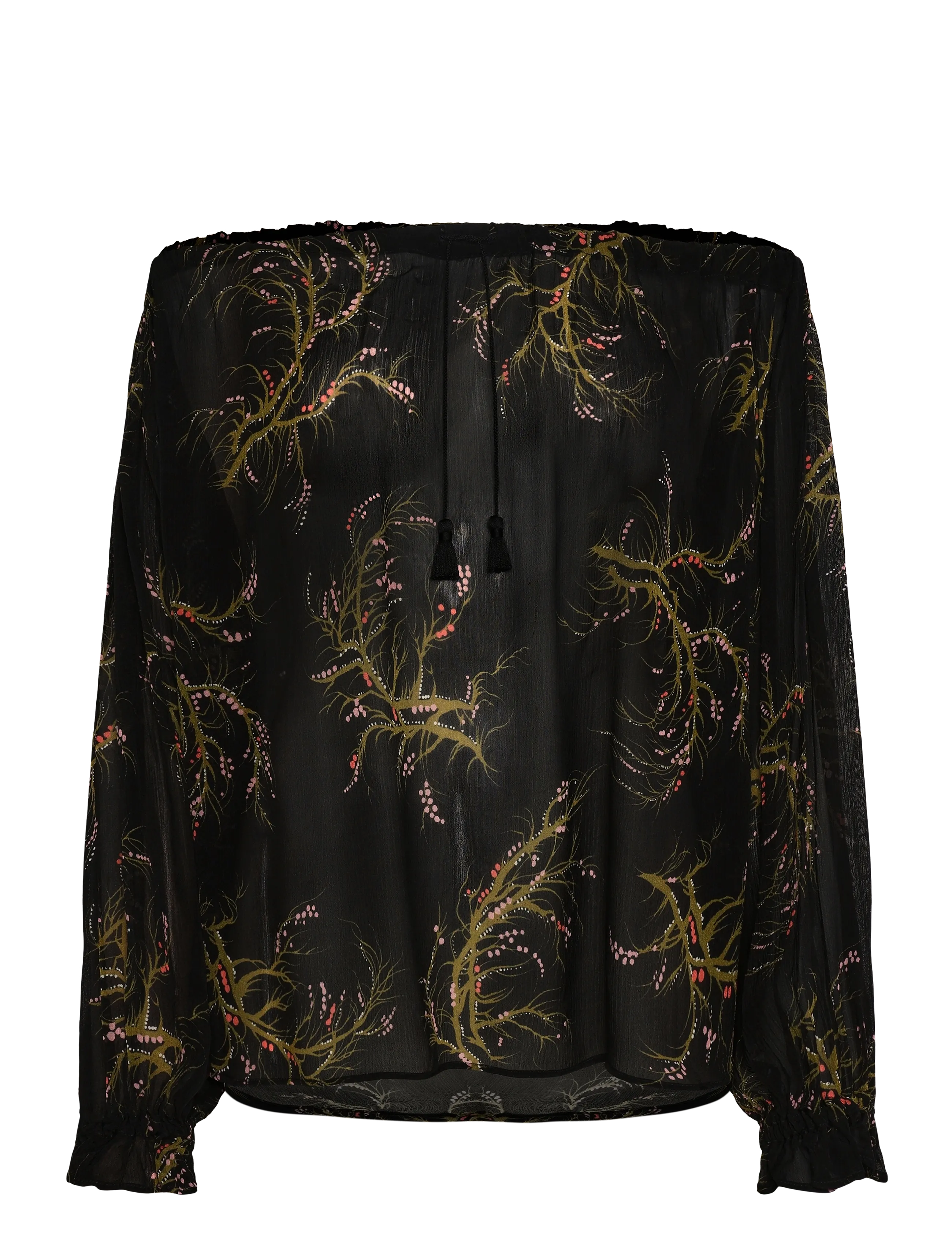 RODEBJER RODEBJER SALVIA SEAWEED - Blouses & Shirts - BLACK/OLIVE / black
