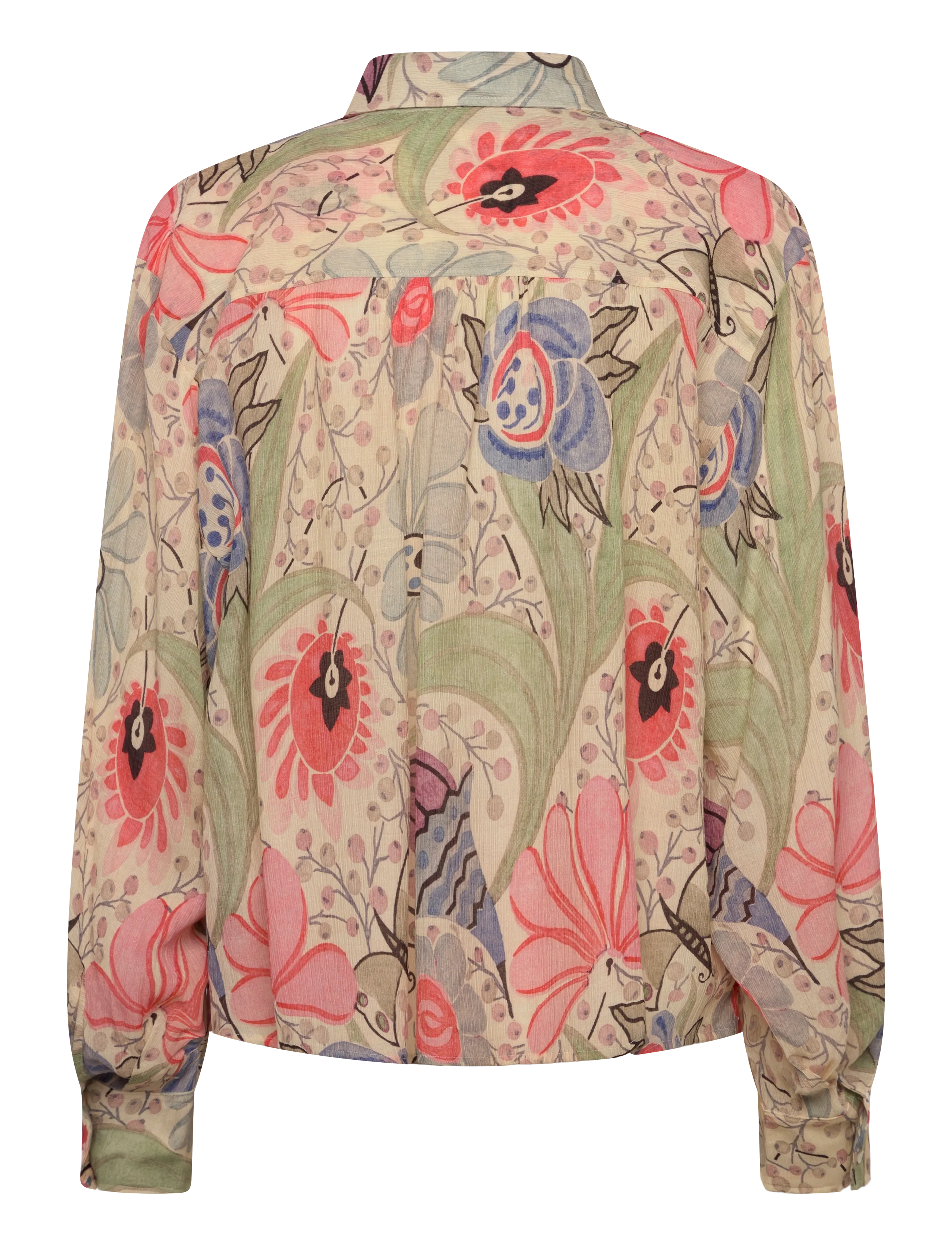 RODEBJER - Rodebjer Taylor Ducharne - long-sleeved shirts - coral multi - 1