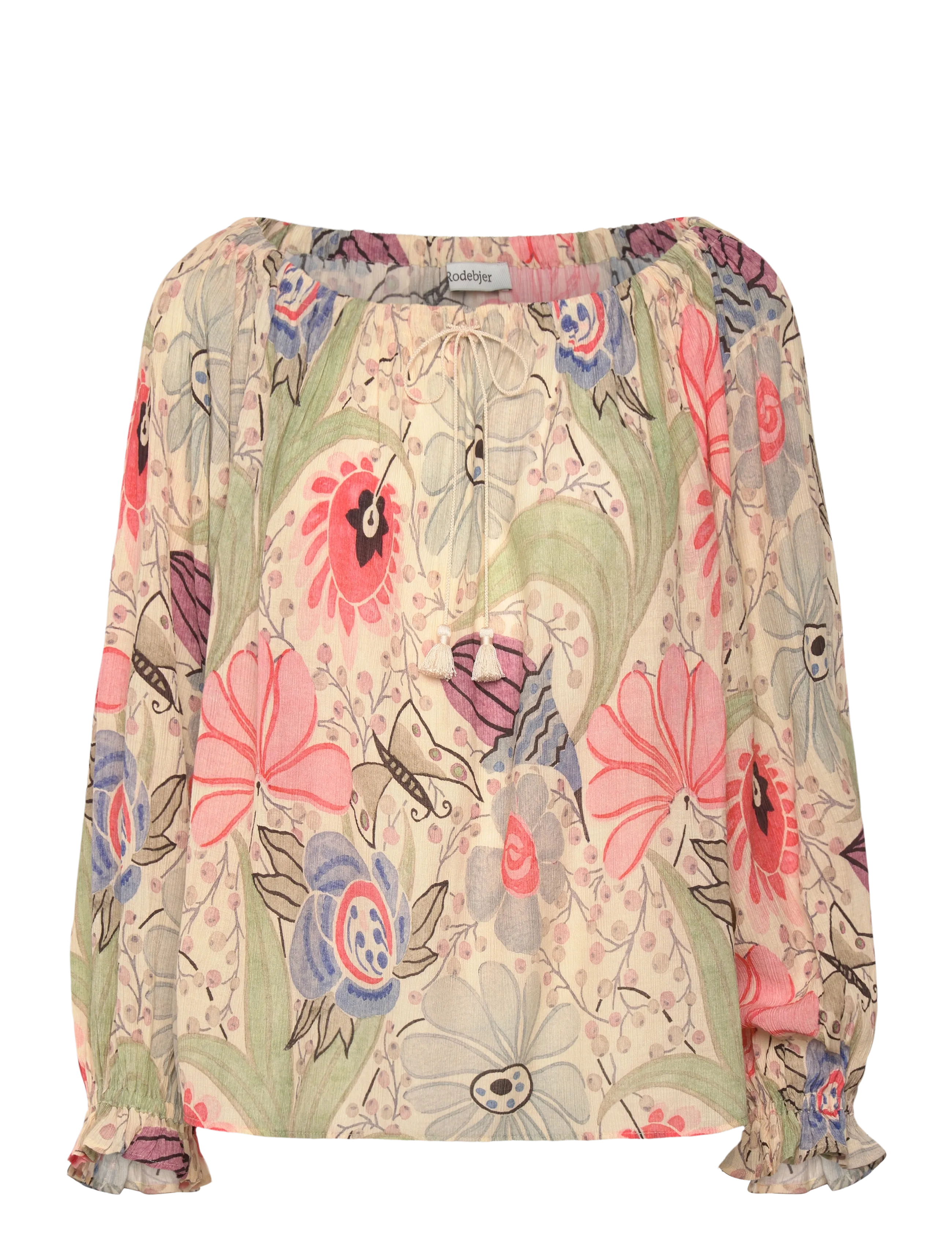 RODEBJER Rodebjer Salvia Ducharne - Kläder - CORAL MULTI / khaki/green