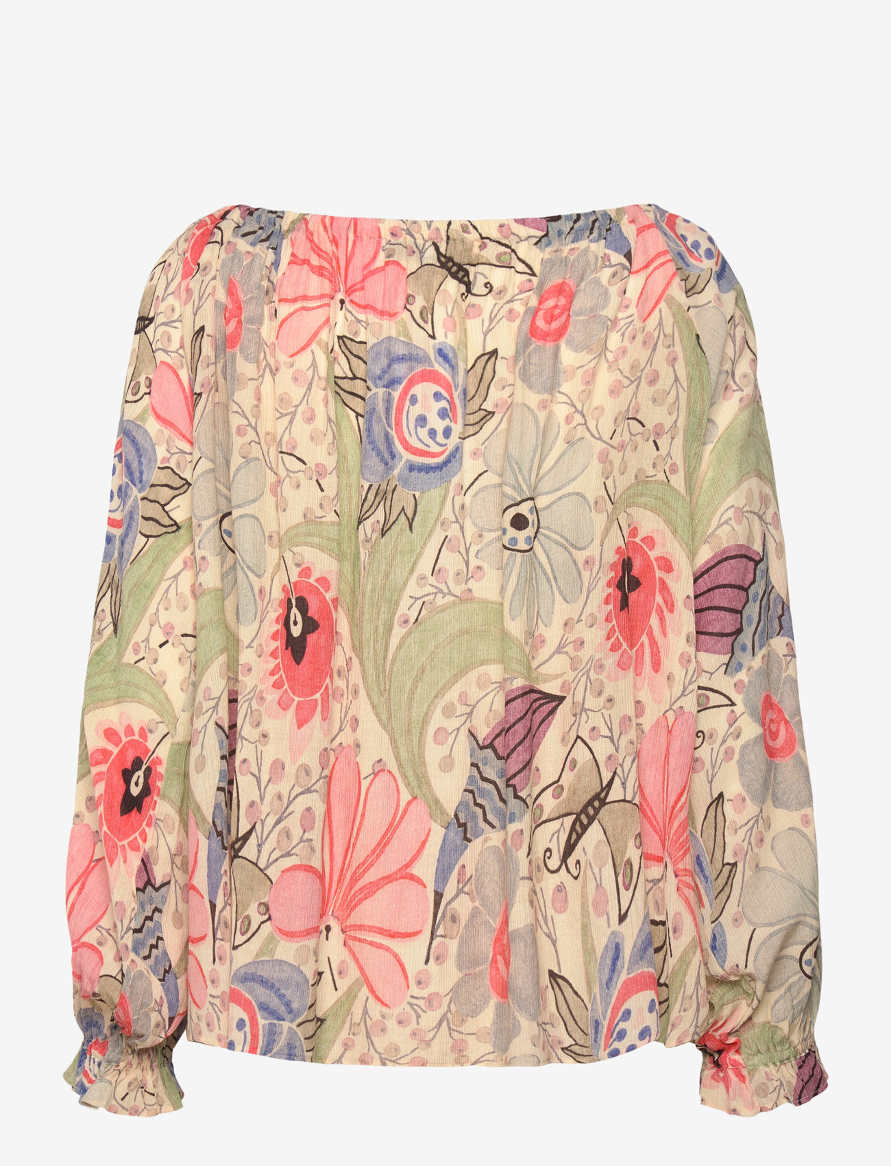 RODEBJER - Rodebjer Salvia Ducharne - långärmade blusar - coral multi - 2