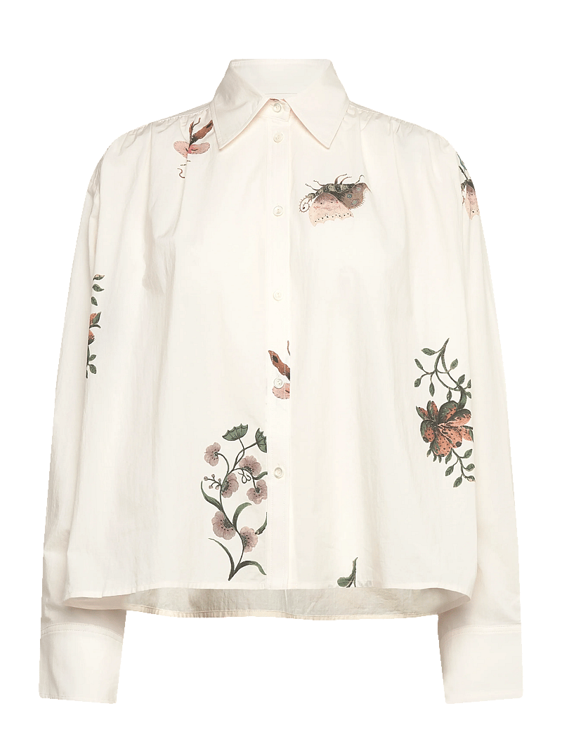 RODEBJER - Rodebjer Taylor Duchess Ctn - langärmlige hemden - cream multi - 1