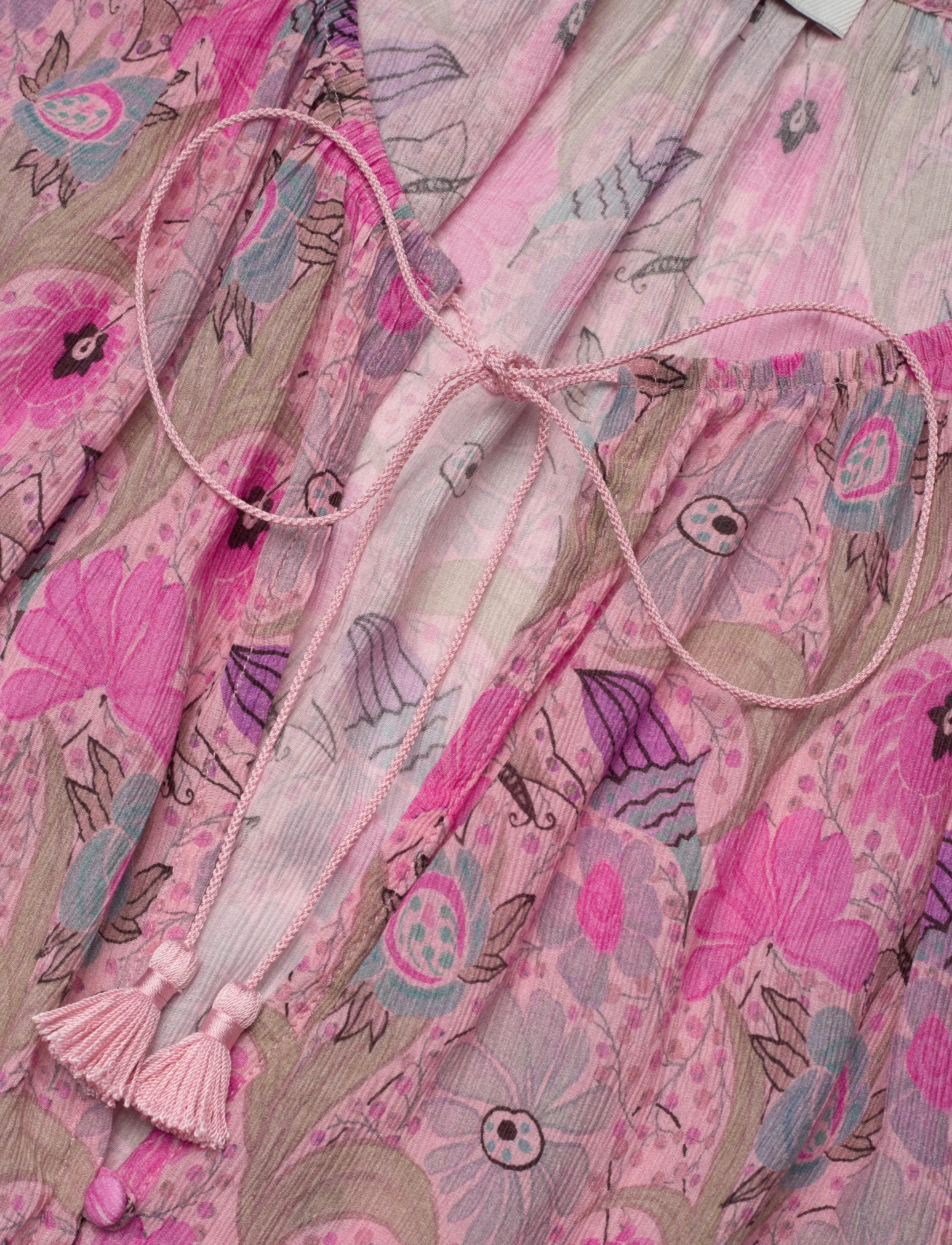 RODEBJER - Rodebjer Perla Ducharne - kurzämlige blusen - hot pink - 2