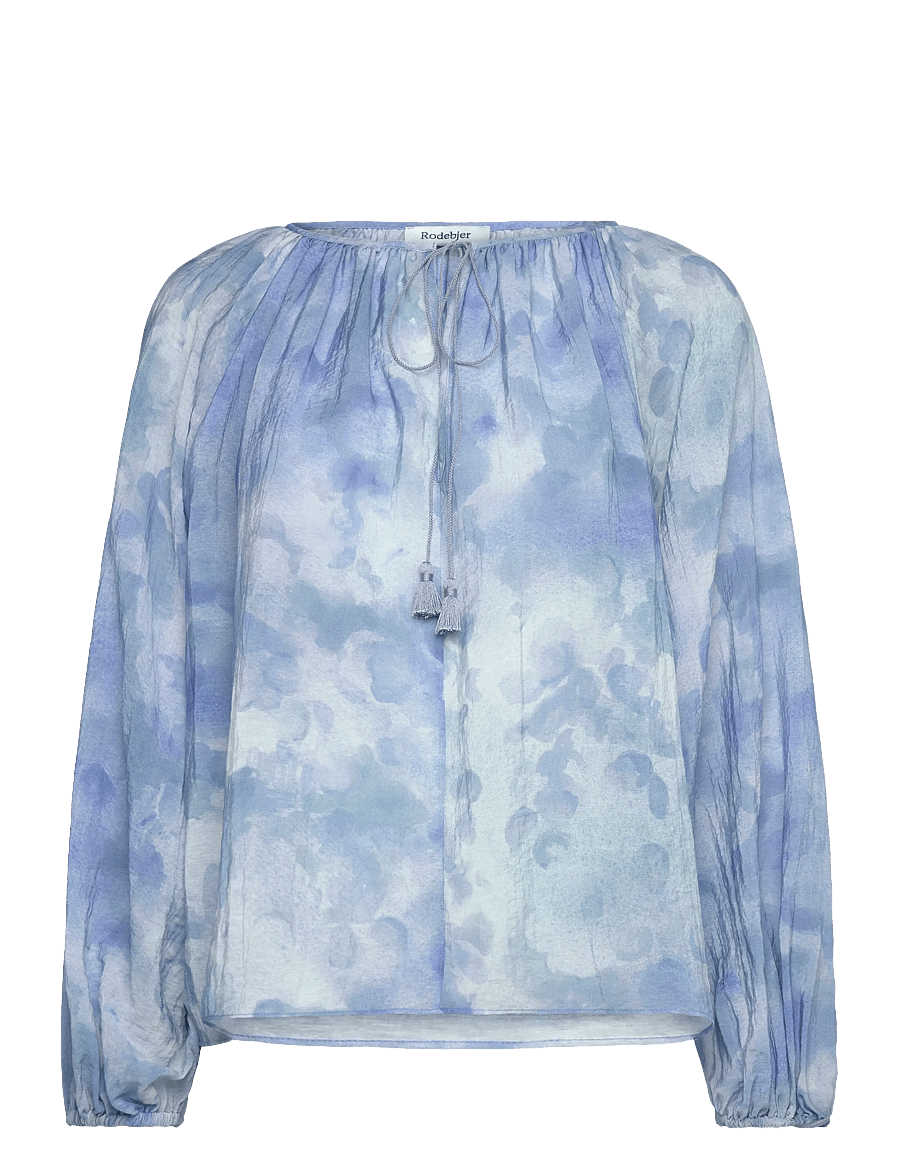 RODEBJER - Rodebjer Phoebe Clouds - palaidinės ilgomis rankovėmis - sky blue - 1