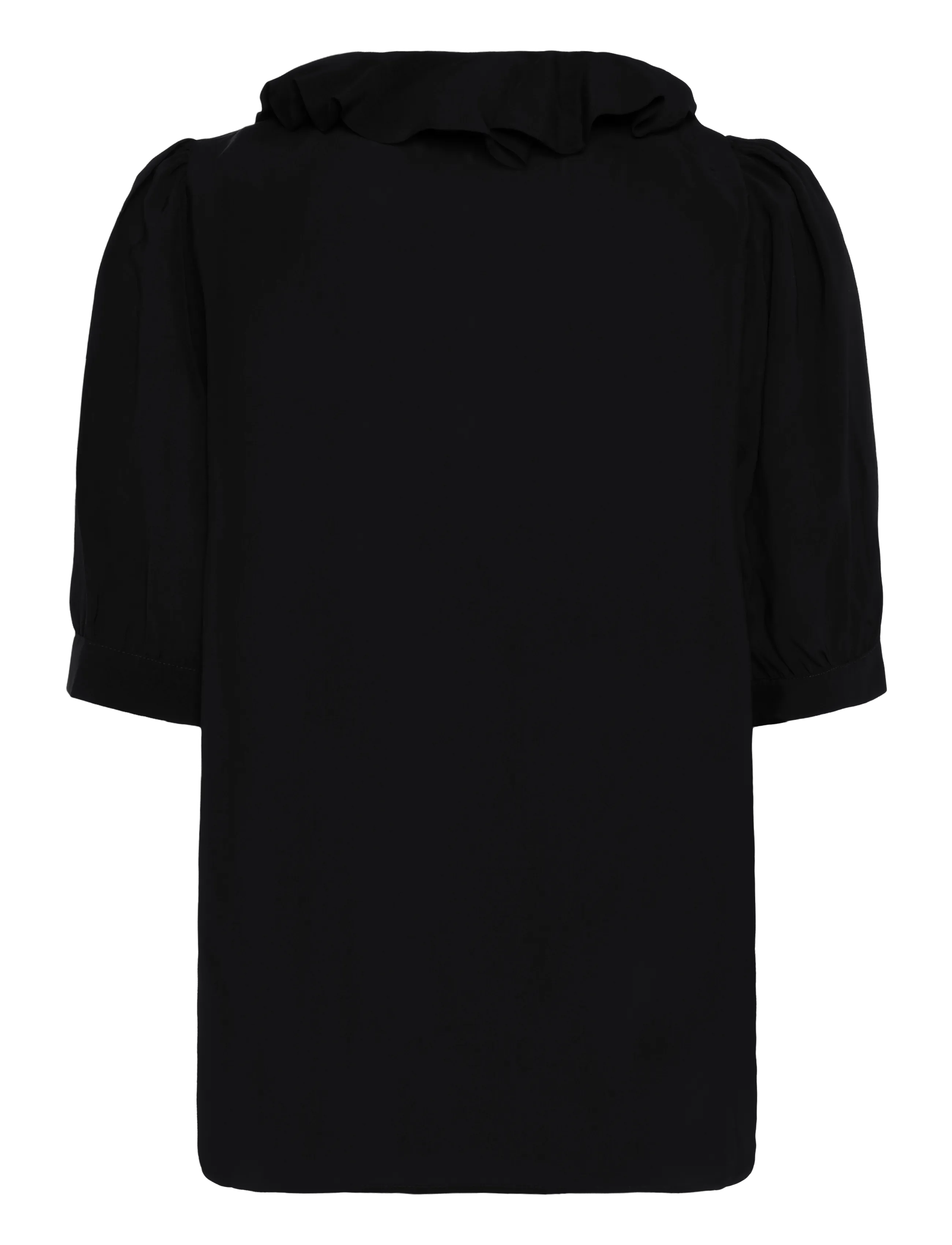 RODEBJER - Rodebjer Xilla Fluid Solid - kurzärmelige blusen - black - 1