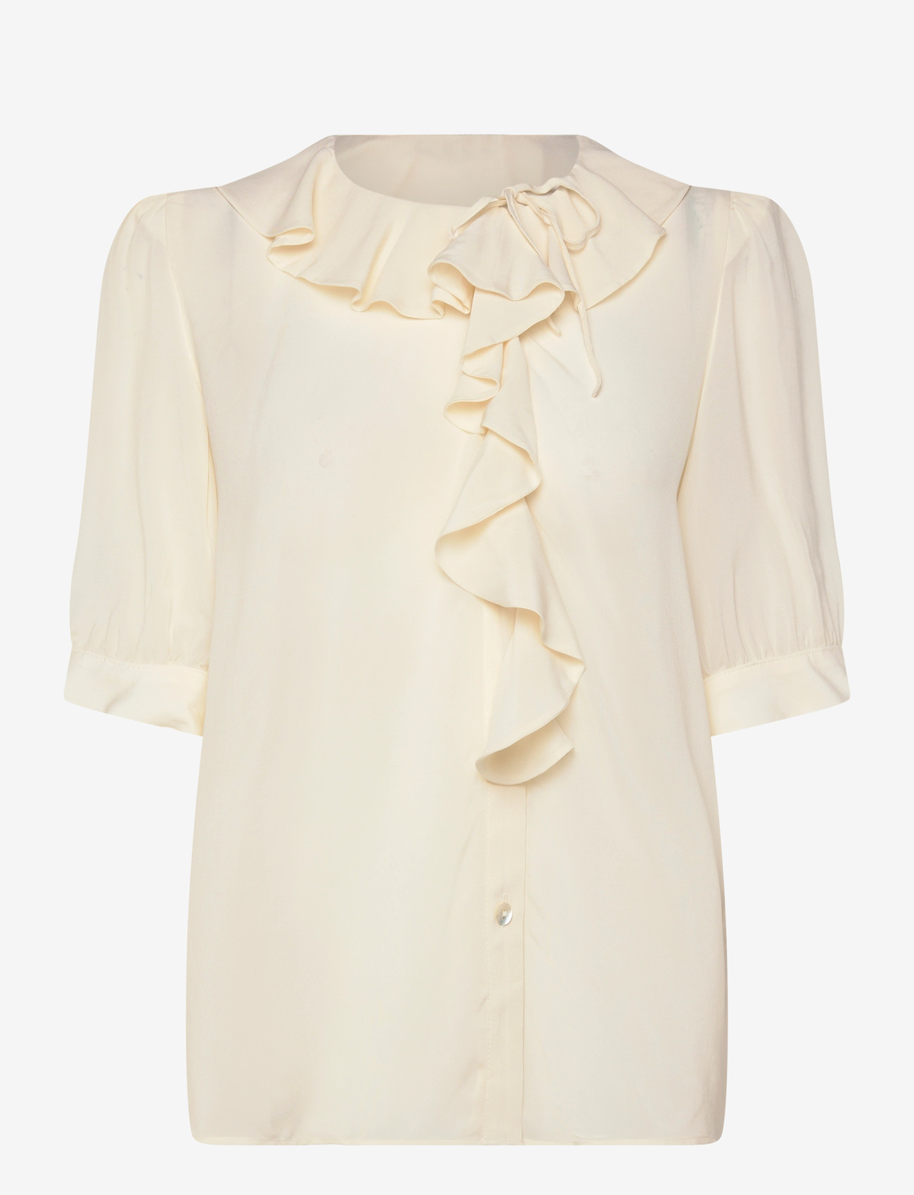 RODEBJER - Rodebjer Xilla Fluid Solid - kortærmede bluser - off white - 0