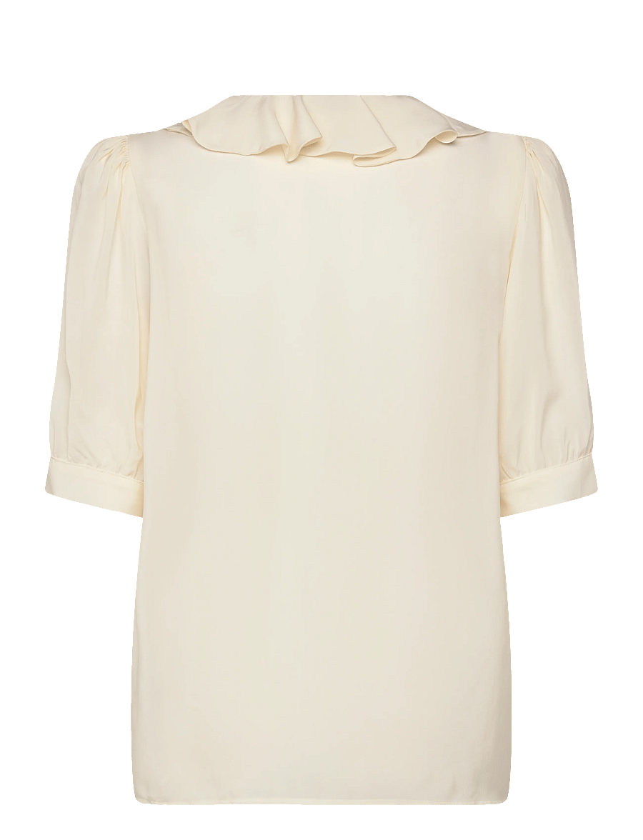 RODEBJER - Rodebjer Xilla Fluid Solid - kortærmede bluser - off white - 1