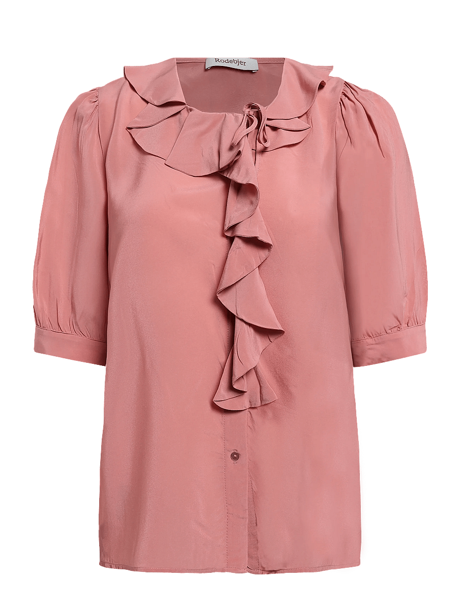 RODEBJER - Rodebjer Xilla Fluid Solid - blusar med trekvartsärmar - rock pink - 1