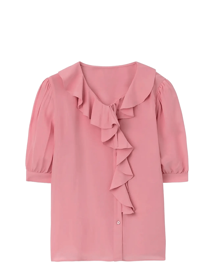 RODEBJER - Rodebjer Xilla Fluid Solid - blusen mit dreiviertelärmel - rock pink - 1